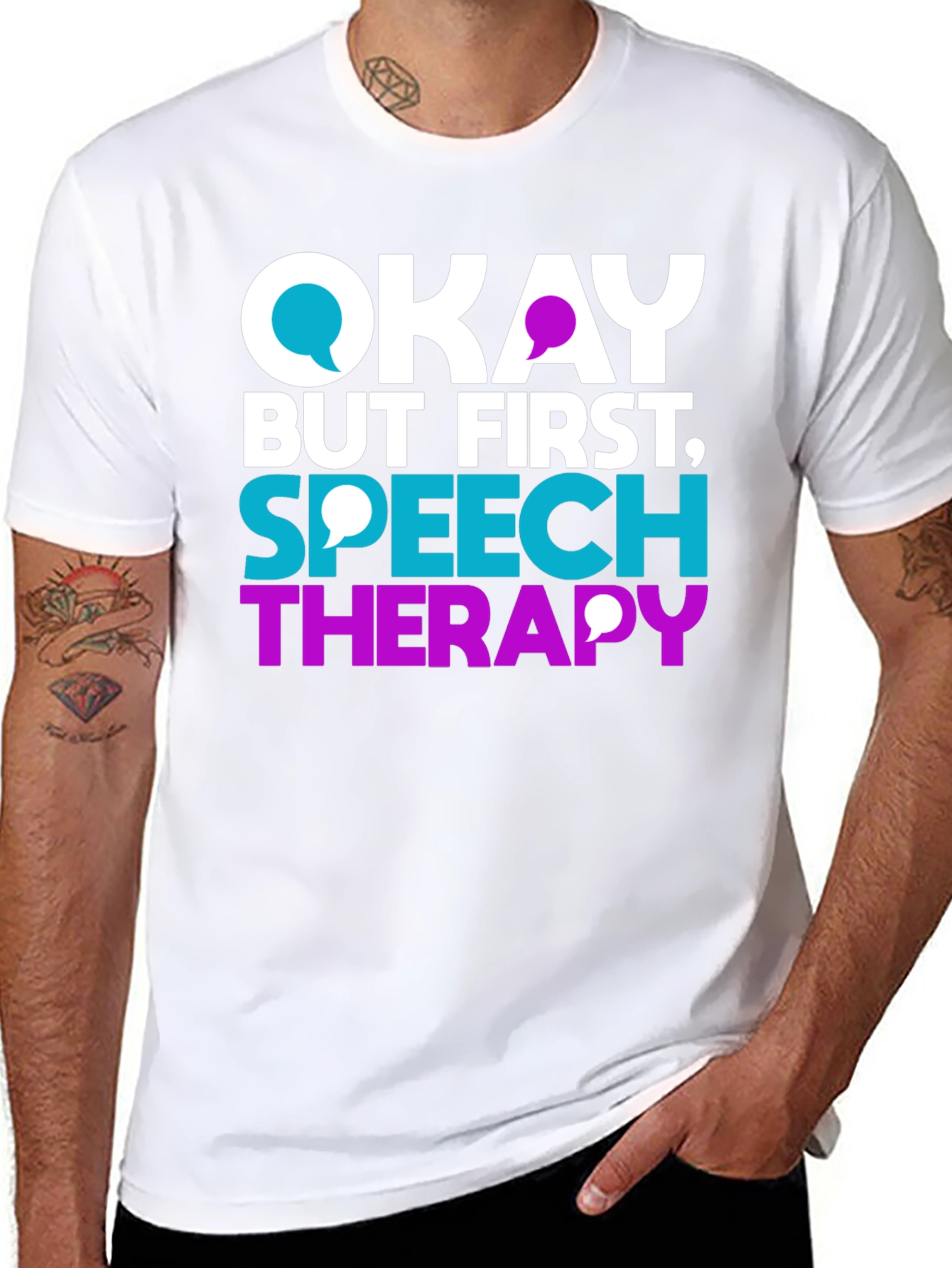 Okay But First Speech Therapy T-Shirt