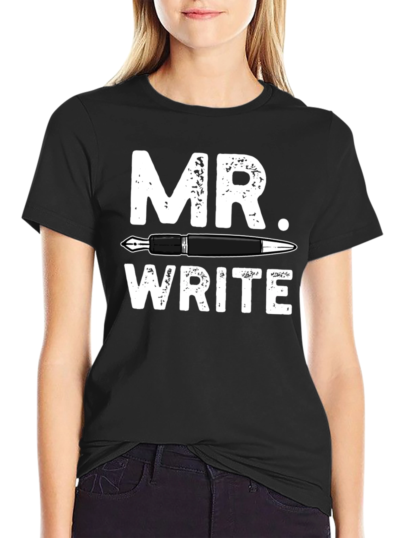 Mr. Write T-Shirt: Pen & Ink Design