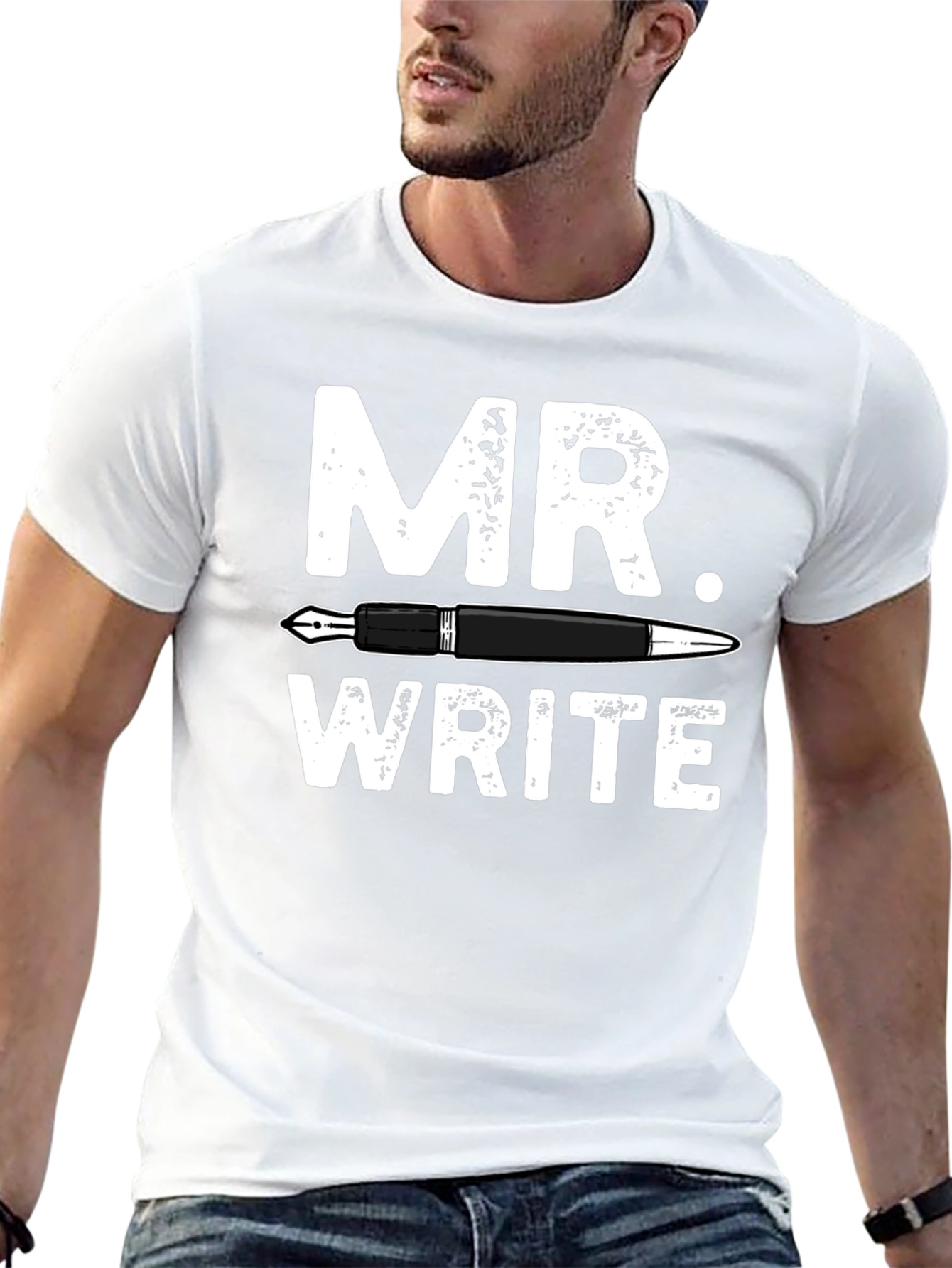 Mr. Write T-Shirt: Pen & Ink Design