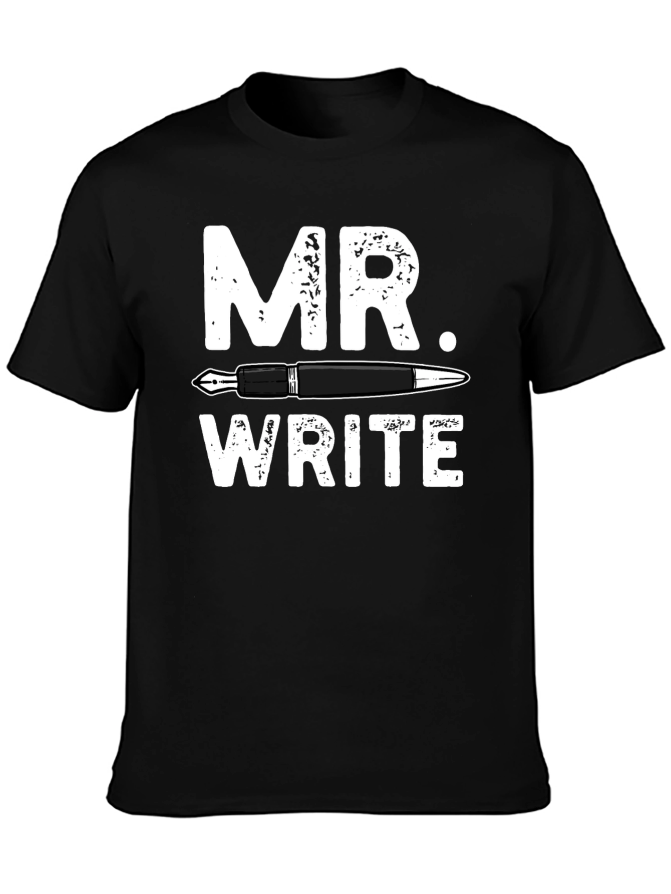 Mr. Write T-Shirt: Pen & Ink Design