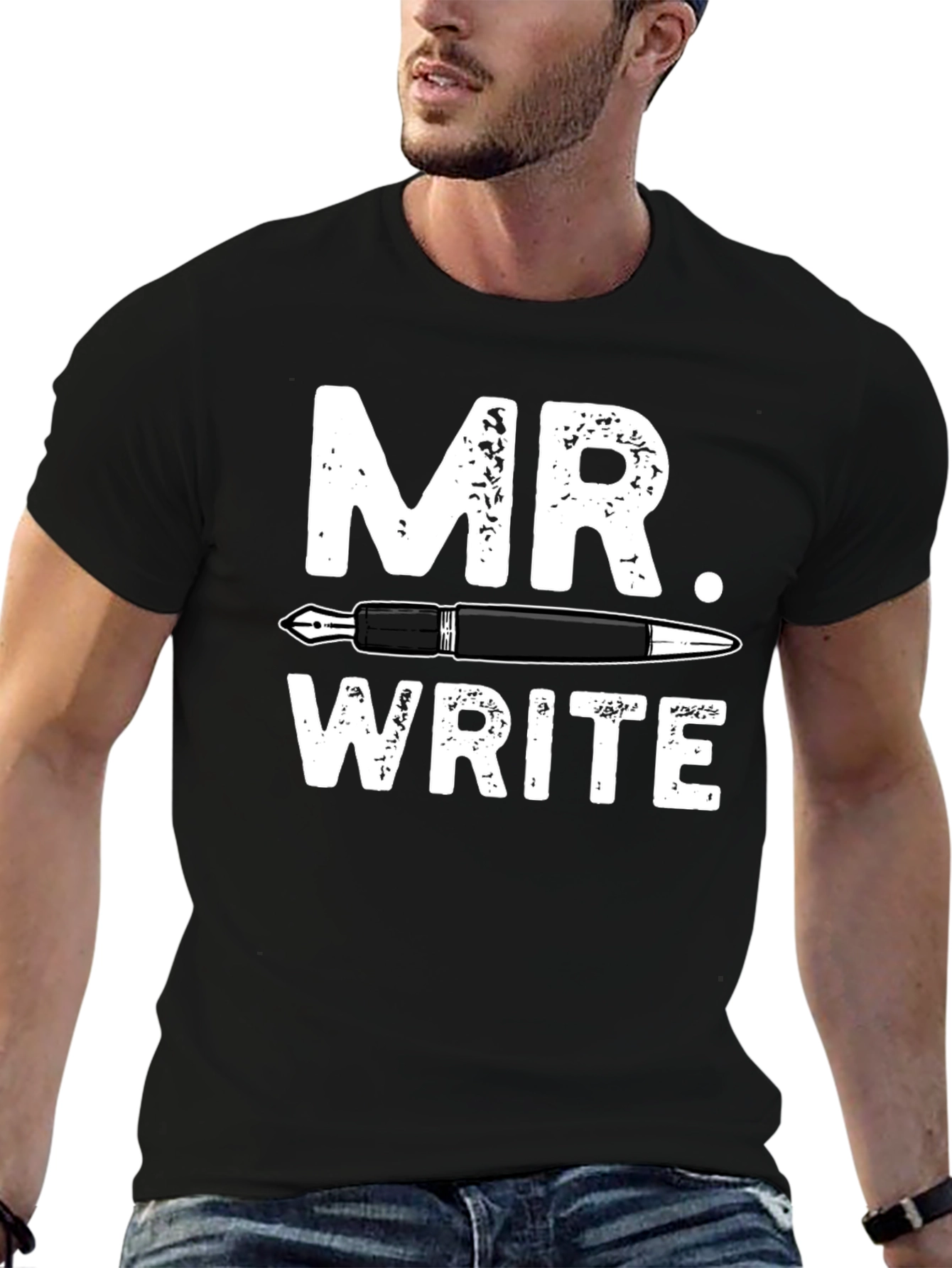 Mr. Write T-Shirt: Pen & Ink Design