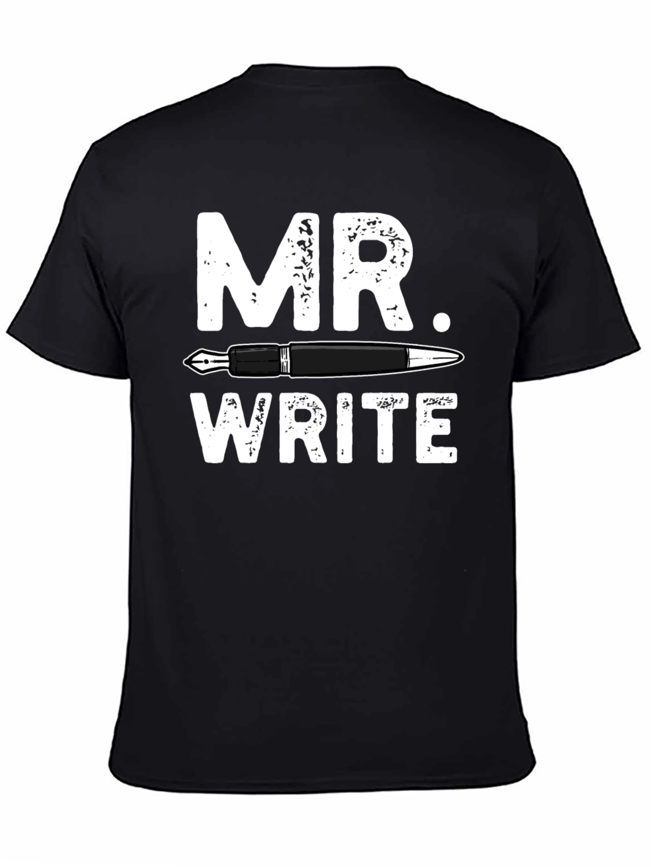 Mr. Write T-Shirt: Pen & Ink Design