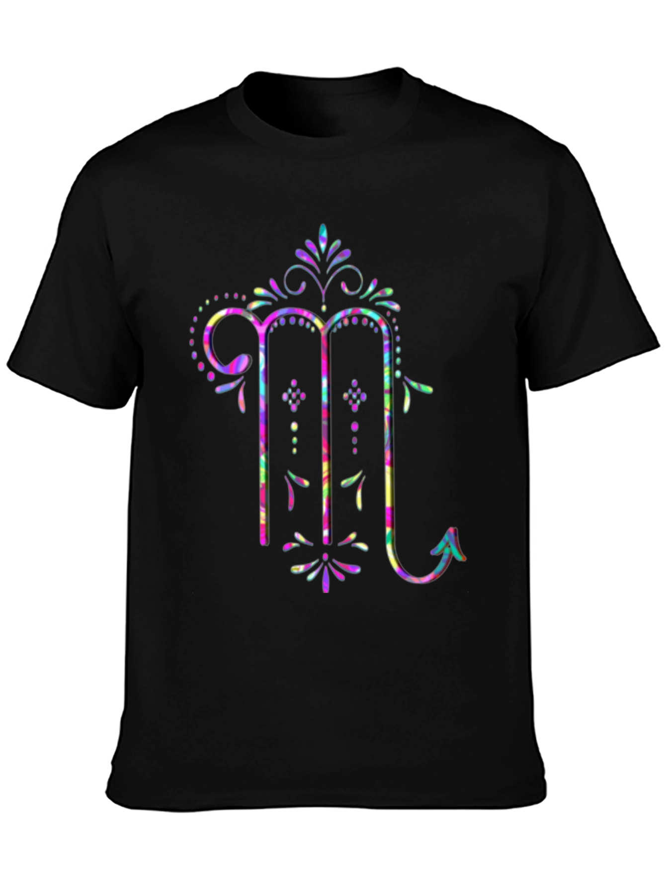 Scorpio Zodiac Tie Dye Graphic T-Shirt
