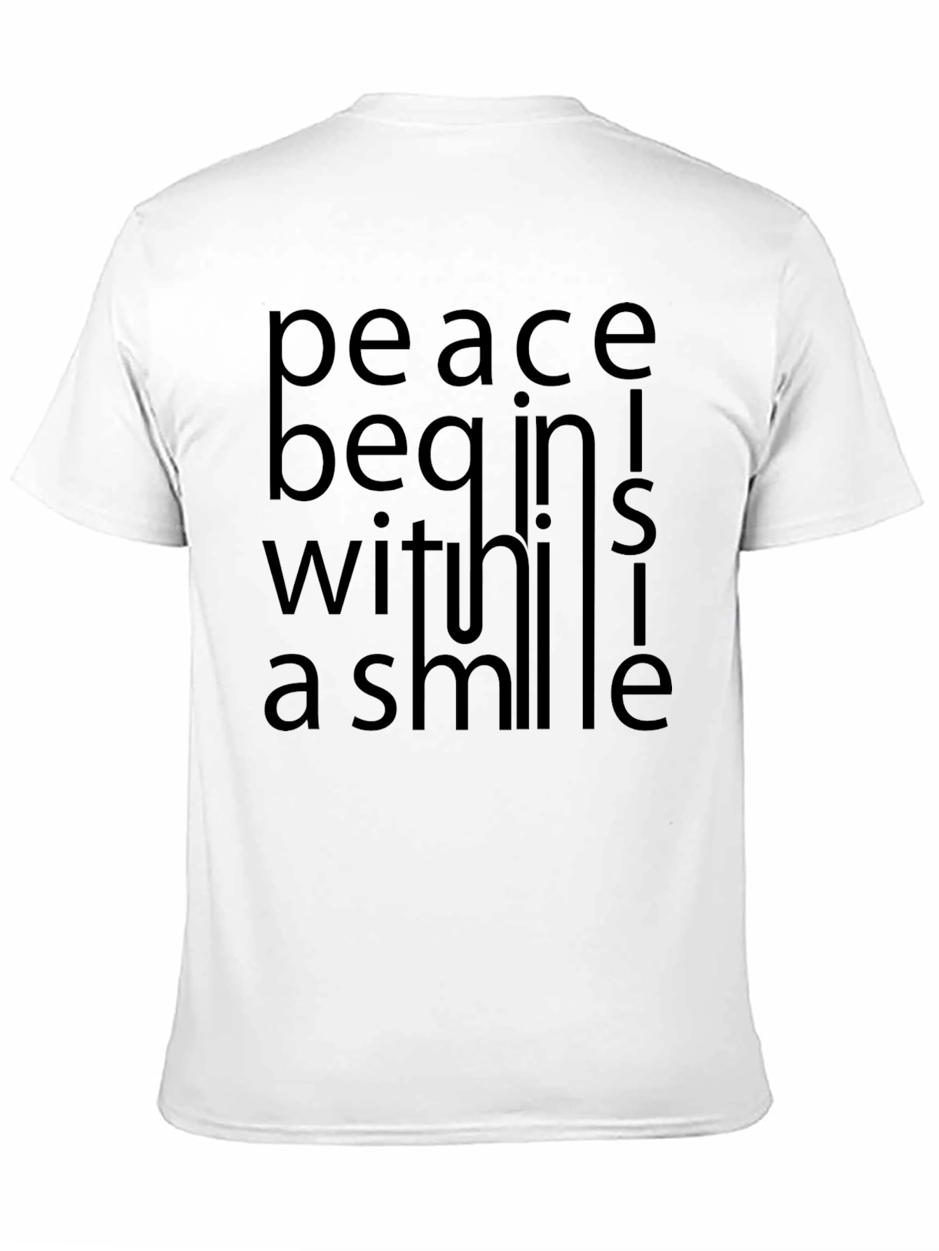 Peace Begins Within T-Shirt - Inspirational Graphic Tee