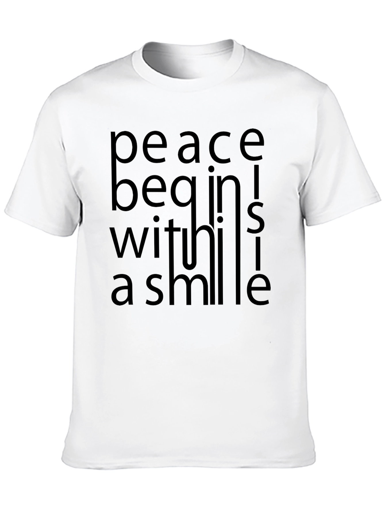 Peace Begins Within T-Shirt - Inspirational Graphic Tee
