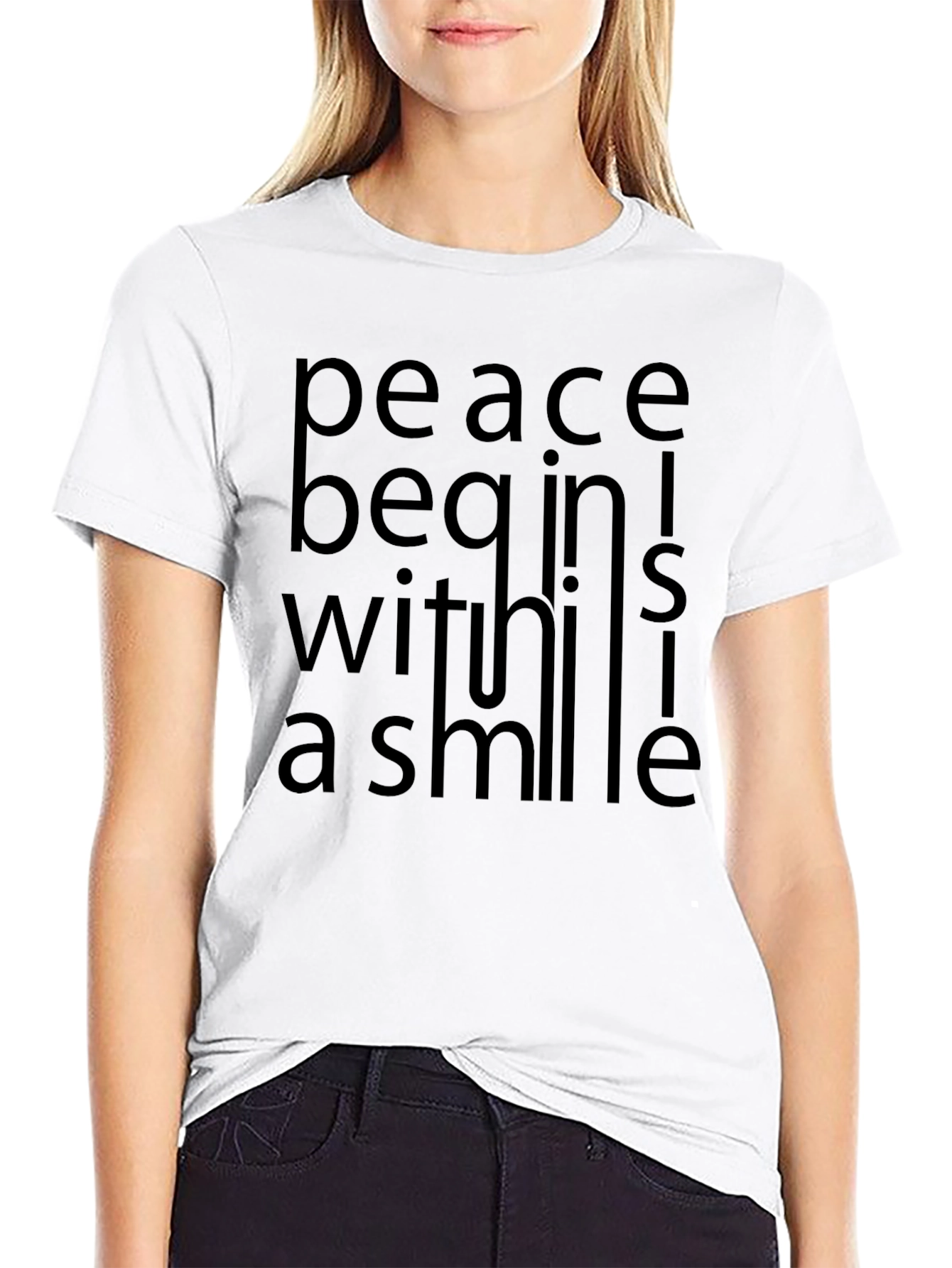 Peace Begins Within T-Shirt - Inspirational Graphic Tee
