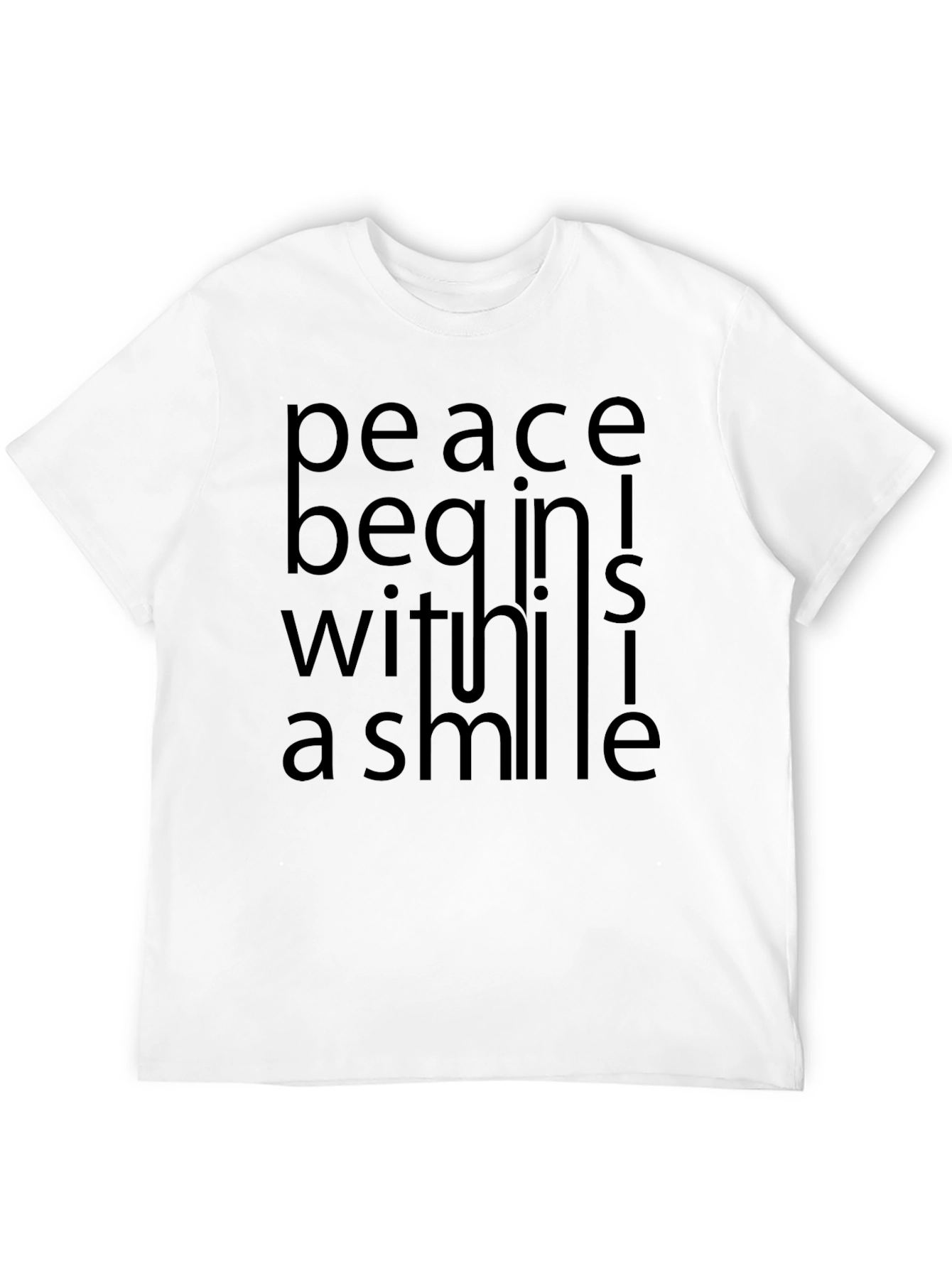 Peace Begins Within T-Shirt - Inspirational Graphic Tee