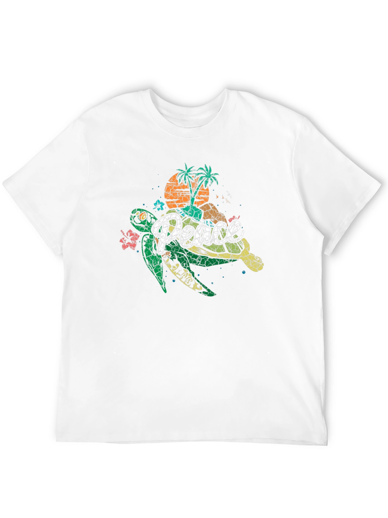 Peace Turtle Graphic T-Shirt