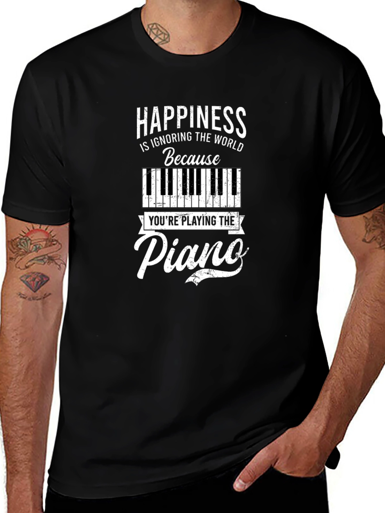 Happiness is Playing the Piano T-Shirt
