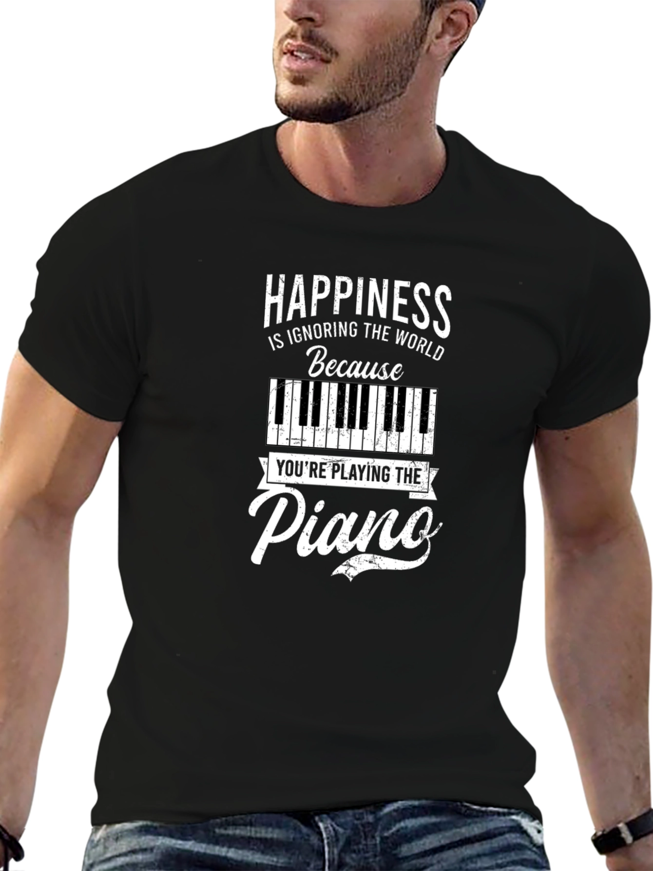 Happiness is Playing the Piano T-Shirt
