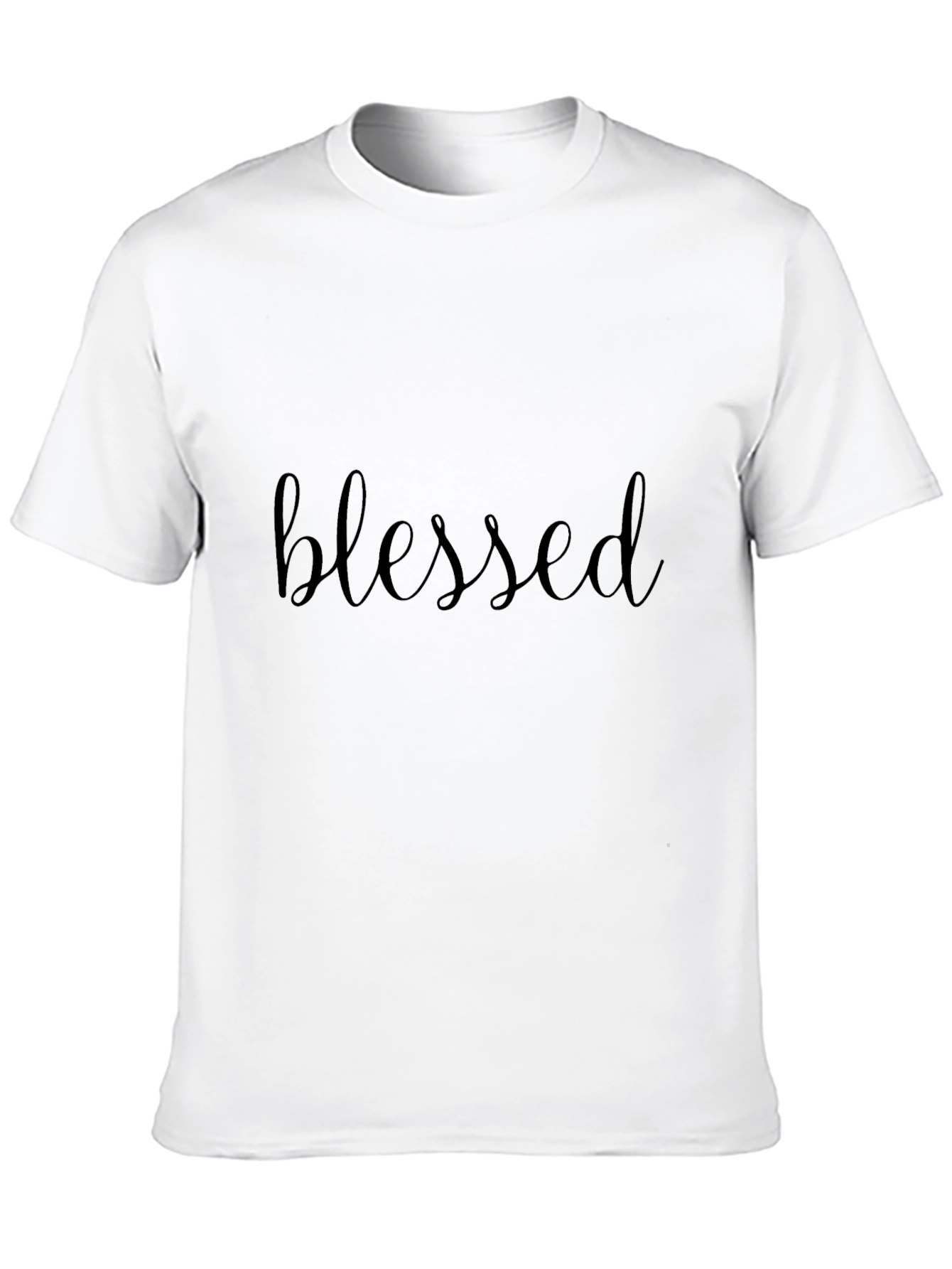 Blessed Black Crew Neck T-Shirt