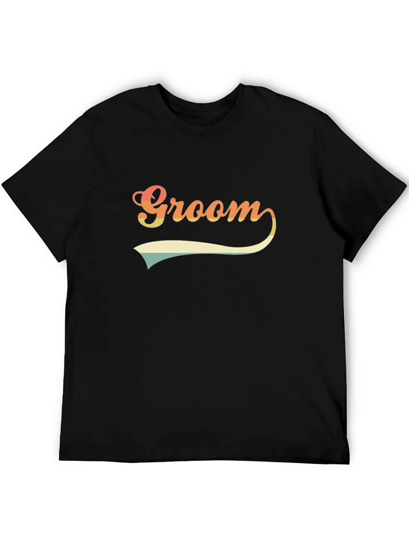 Retro Groom Crew T-Shirt - Wedding Party Apparel