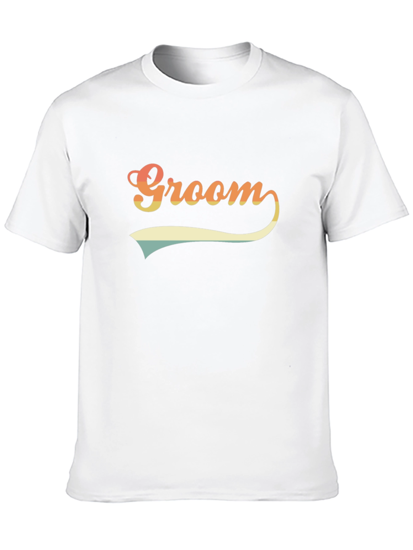 Retro Groom Crew T-Shirt - Wedding Party Apparel