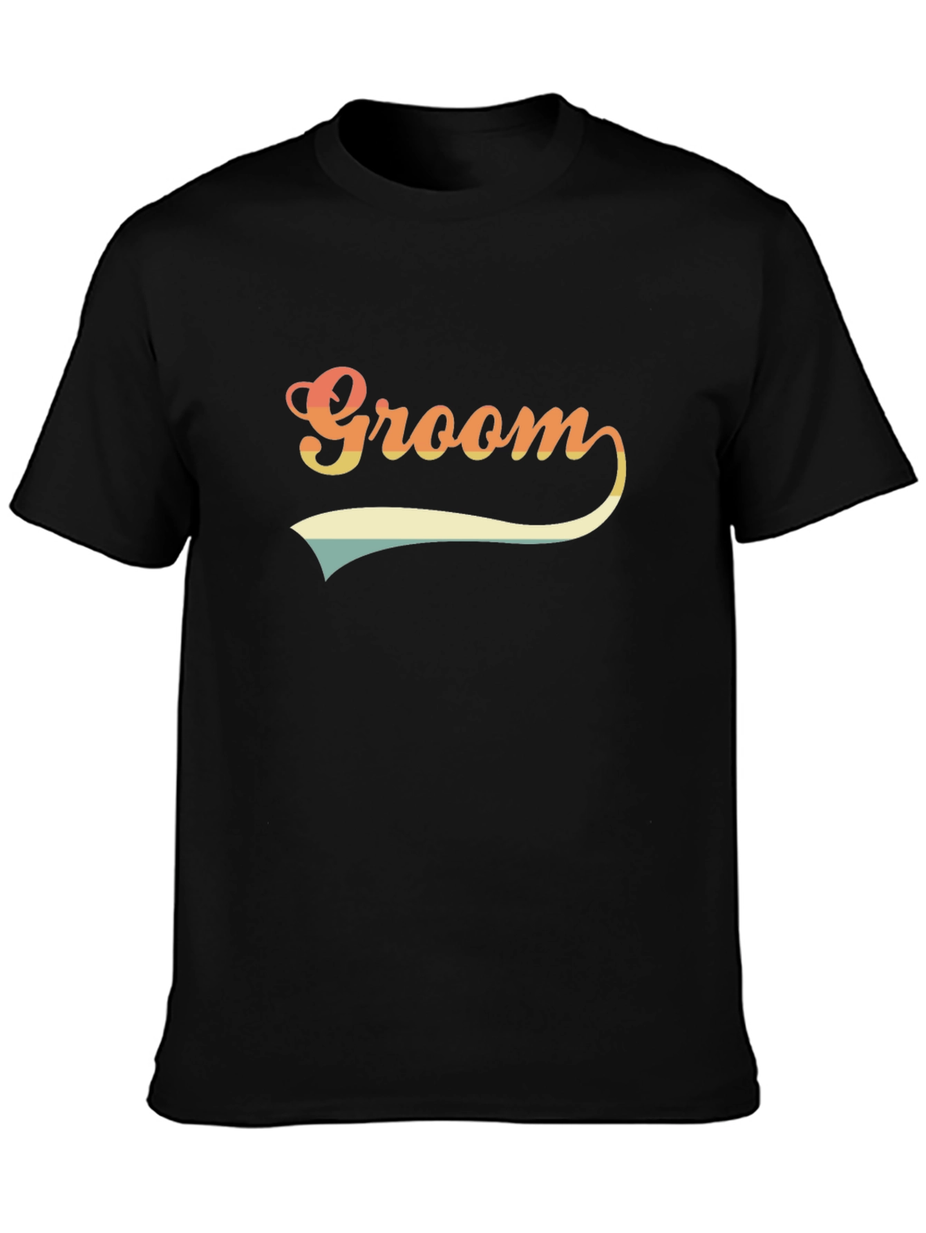 Retro Groom Crew T-Shirt - Wedding Party Apparel