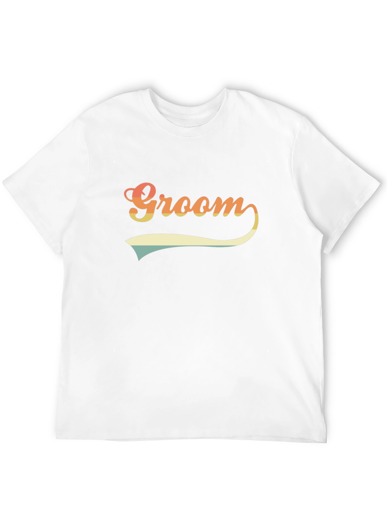 Retro Groom Crew T-Shirt - Wedding Party Apparel