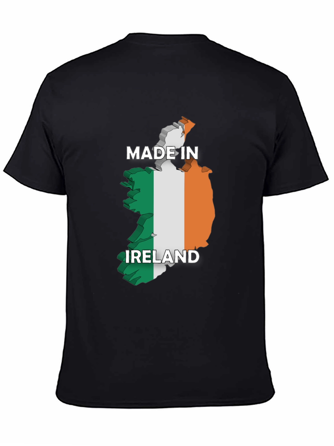 Made In Ireland T-Shirt Irish Flag Map Graphic Tee