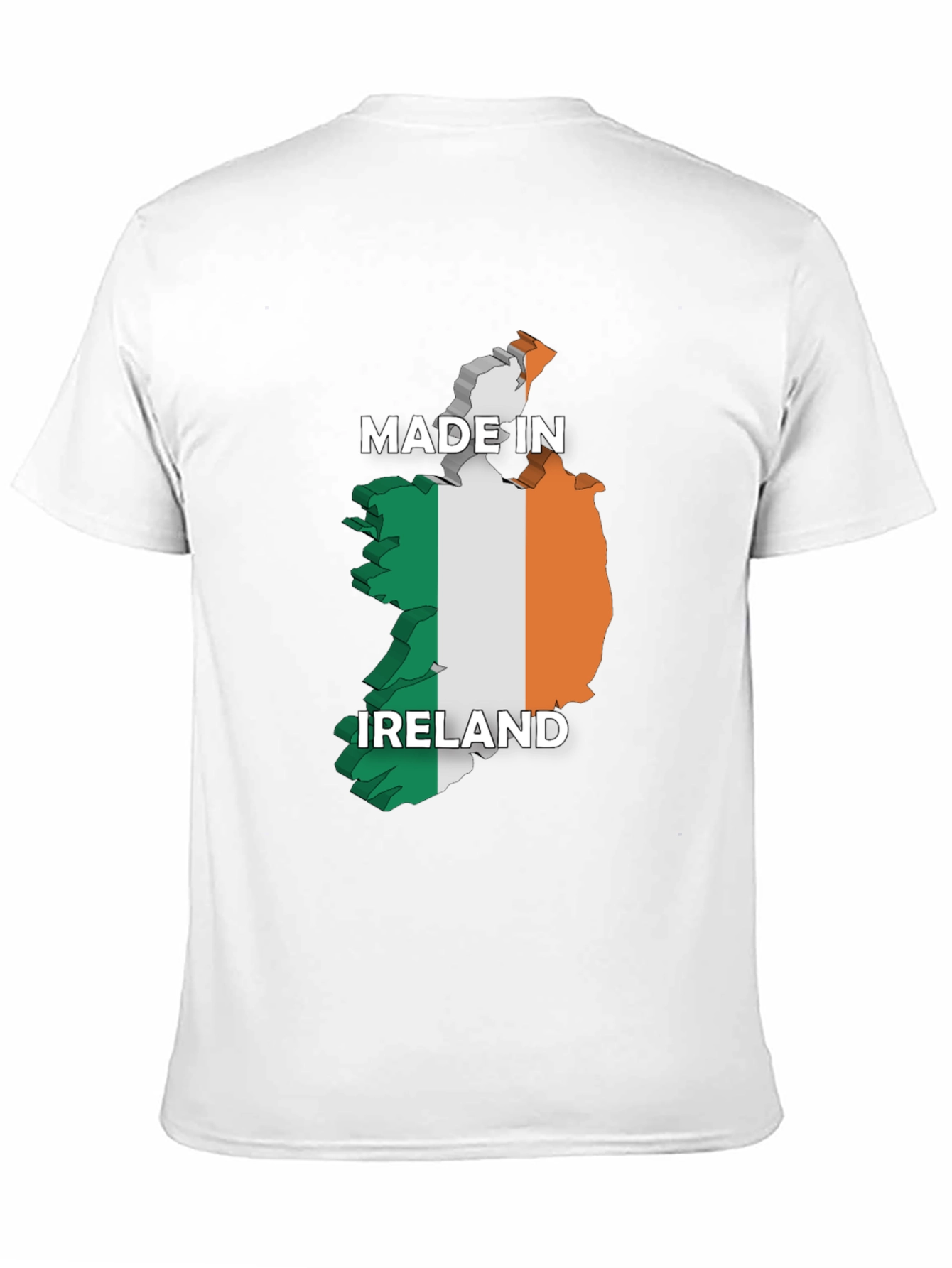 Made In Ireland T-Shirt Irish Flag Map Graphic Tee