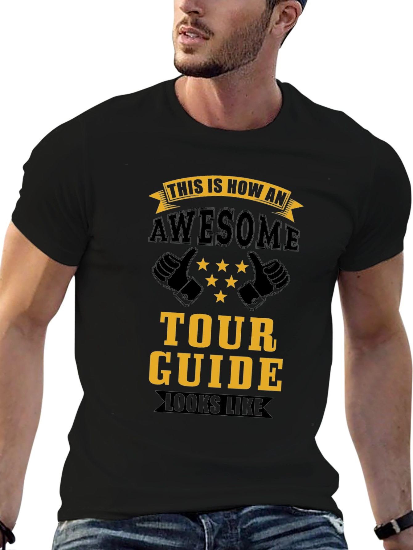 Awesome Tour Guide Graphic T-Shirt