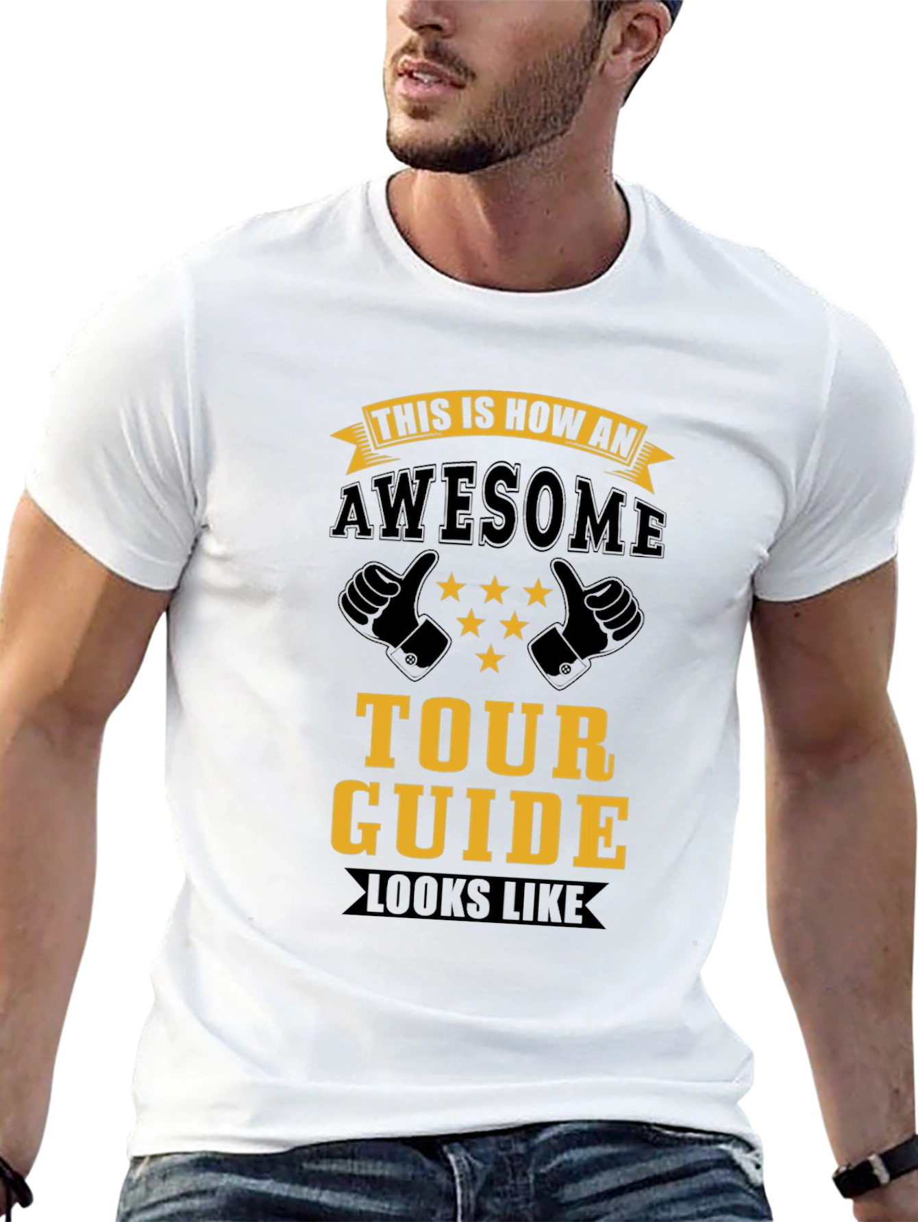 Awesome Tour Guide Graphic T-Shirt