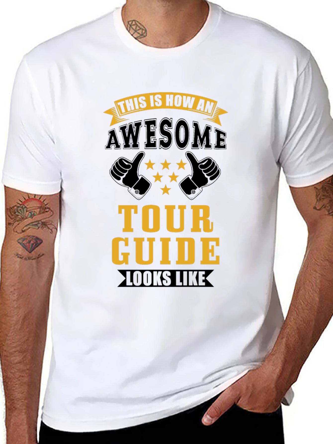 Awesome Tour Guide Graphic T-Shirt