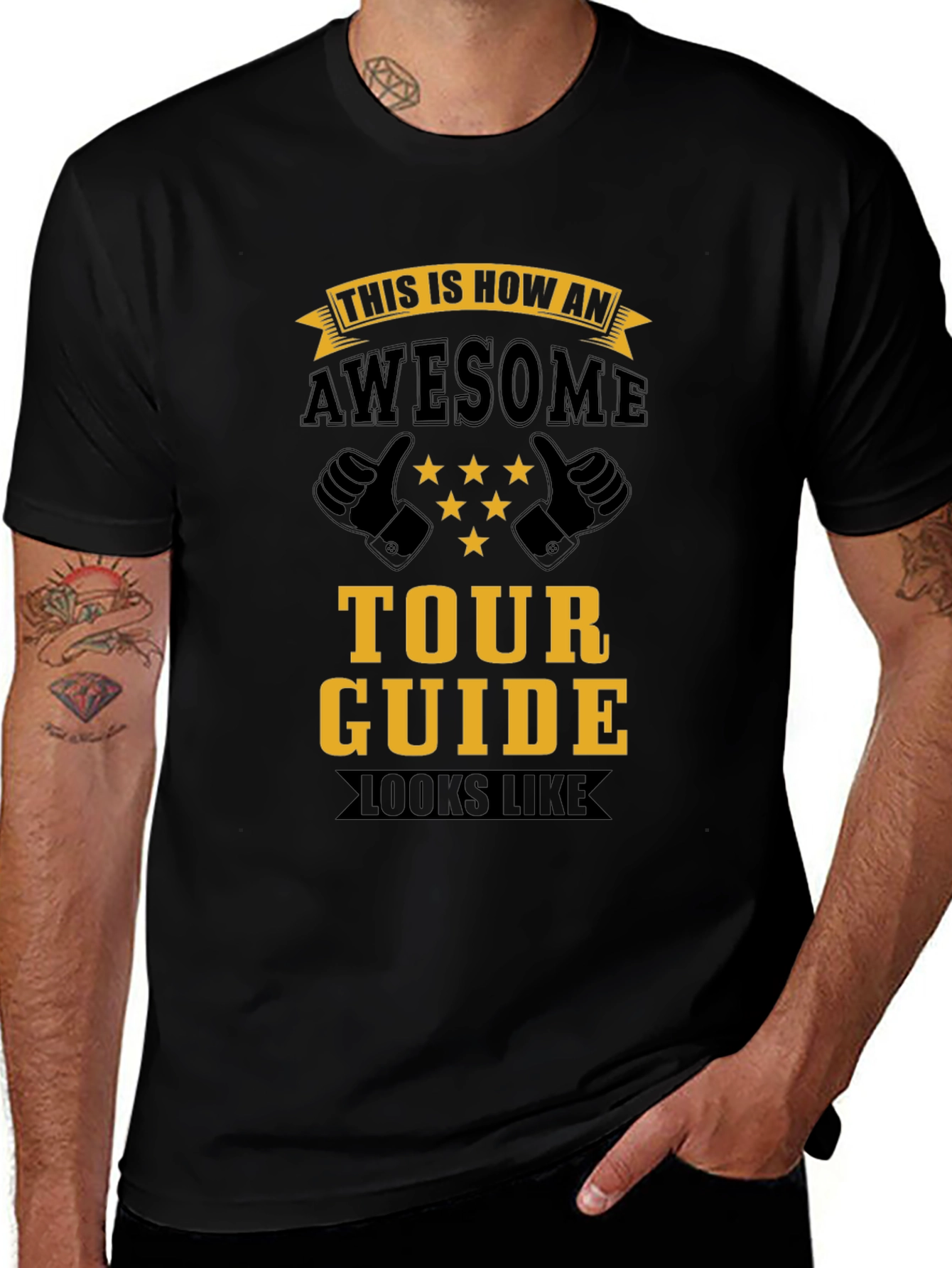 Awesome Tour Guide Graphic T-Shirt
