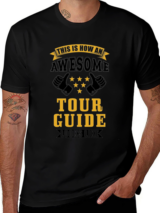 Awesome Tour Guide Graphic T-Shirt