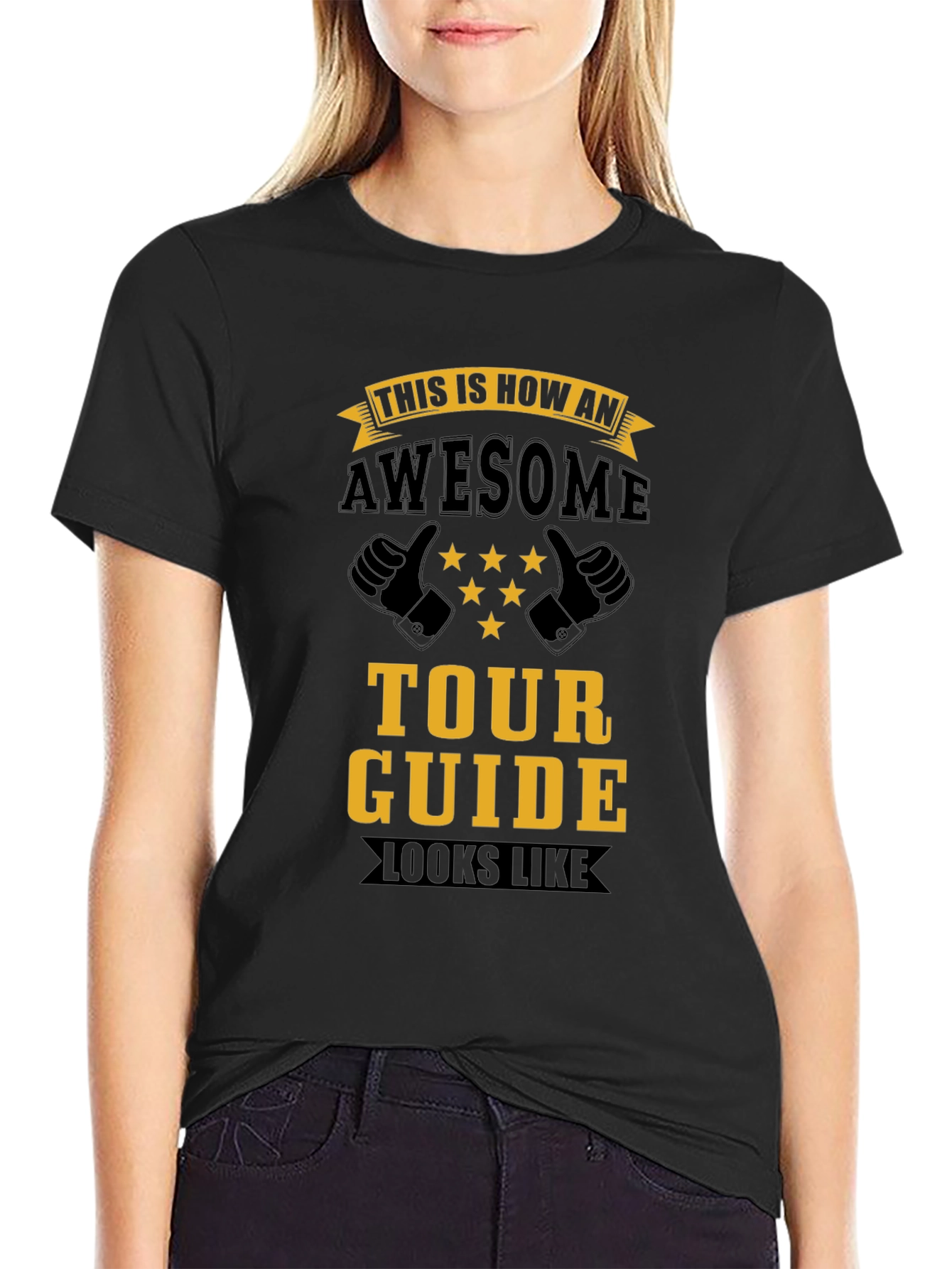 Awesome Tour Guide Graphic T-Shirt