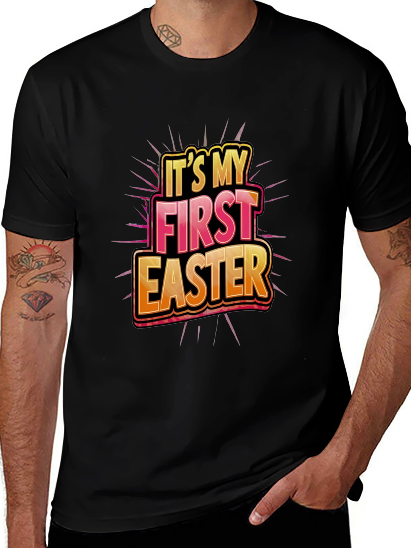 Its My First Easter T-Shirt - Festive Holiday Apparel