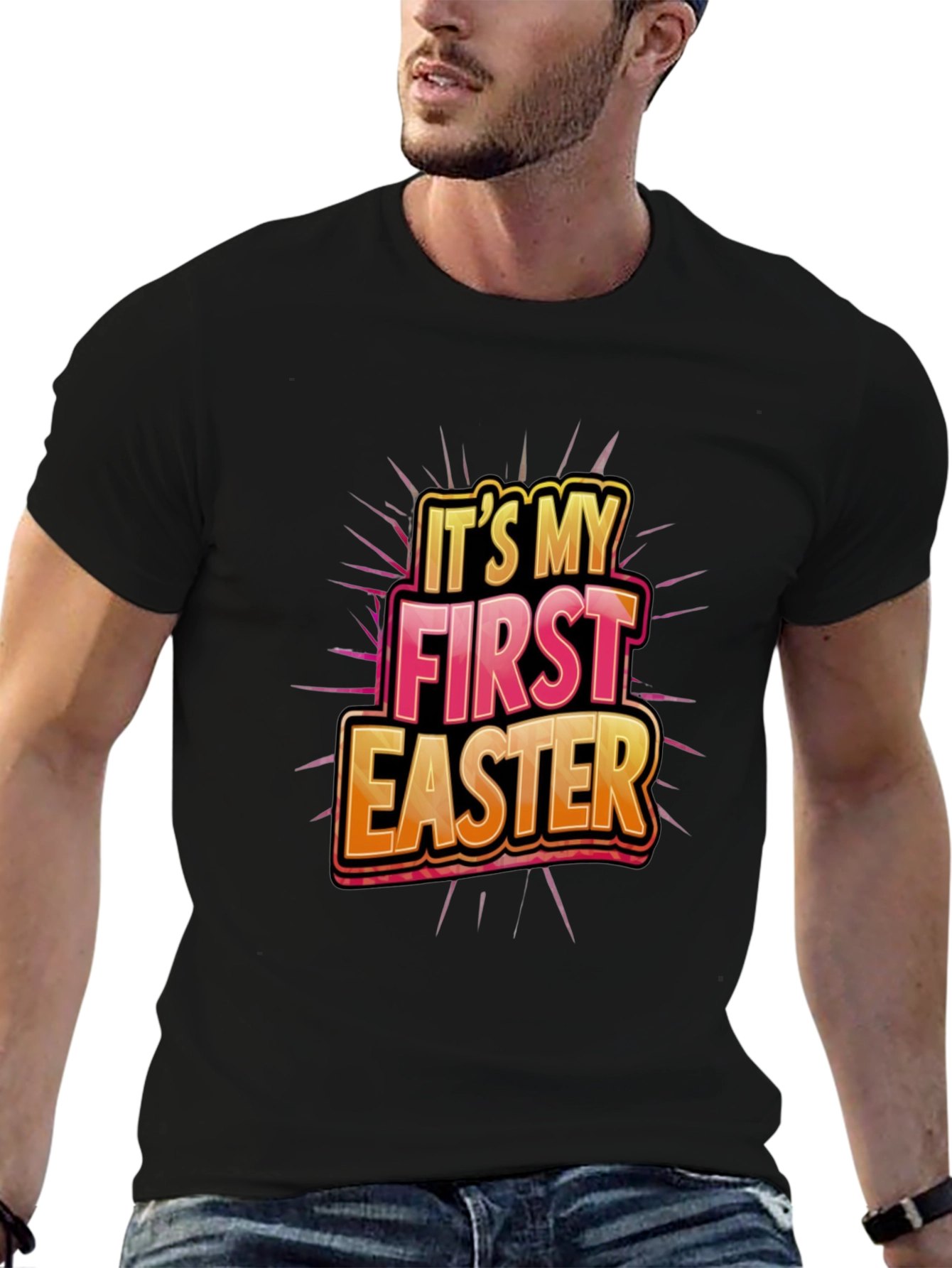 Its My First Easter T-Shirt - Festive Holiday Apparel