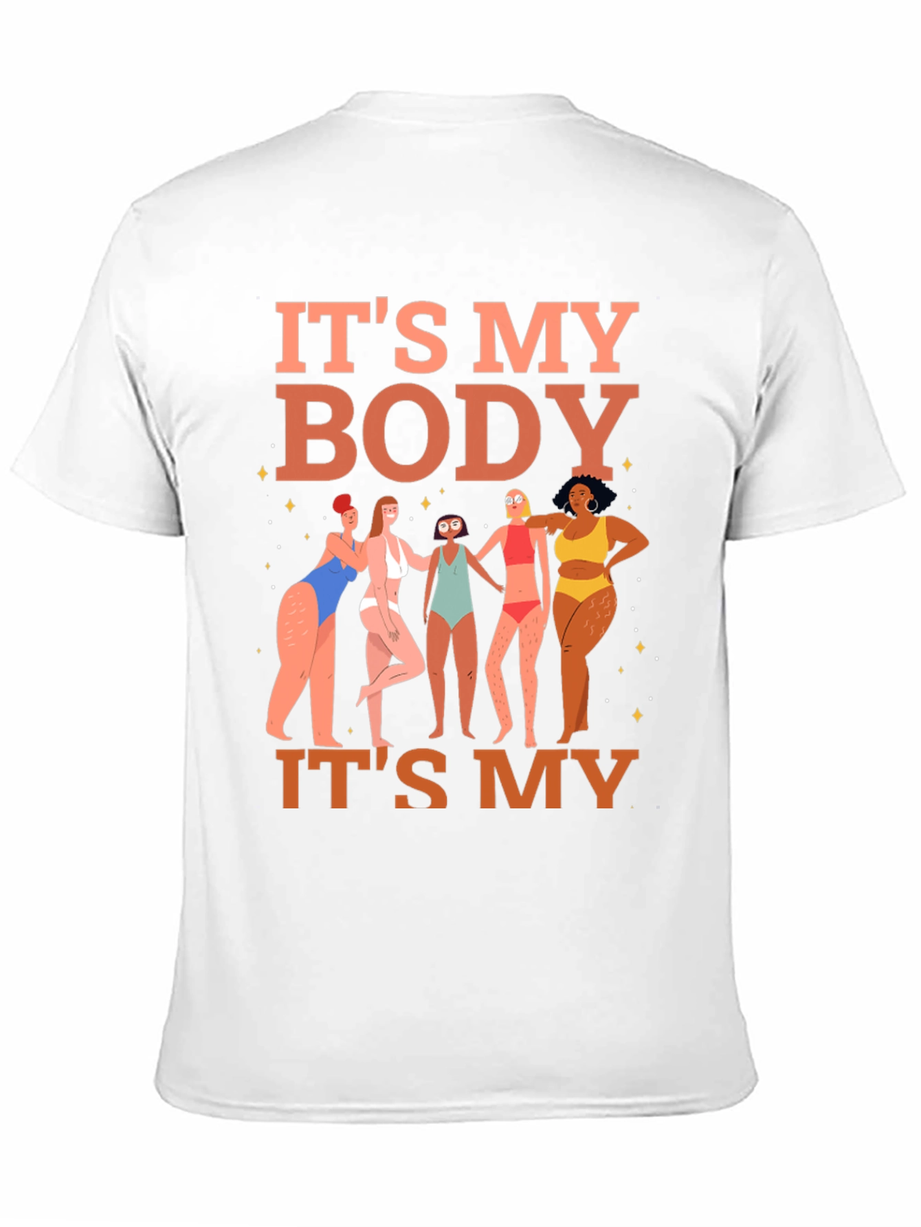 Its My Body T-Shirt - Womens Rights Graphic Tee