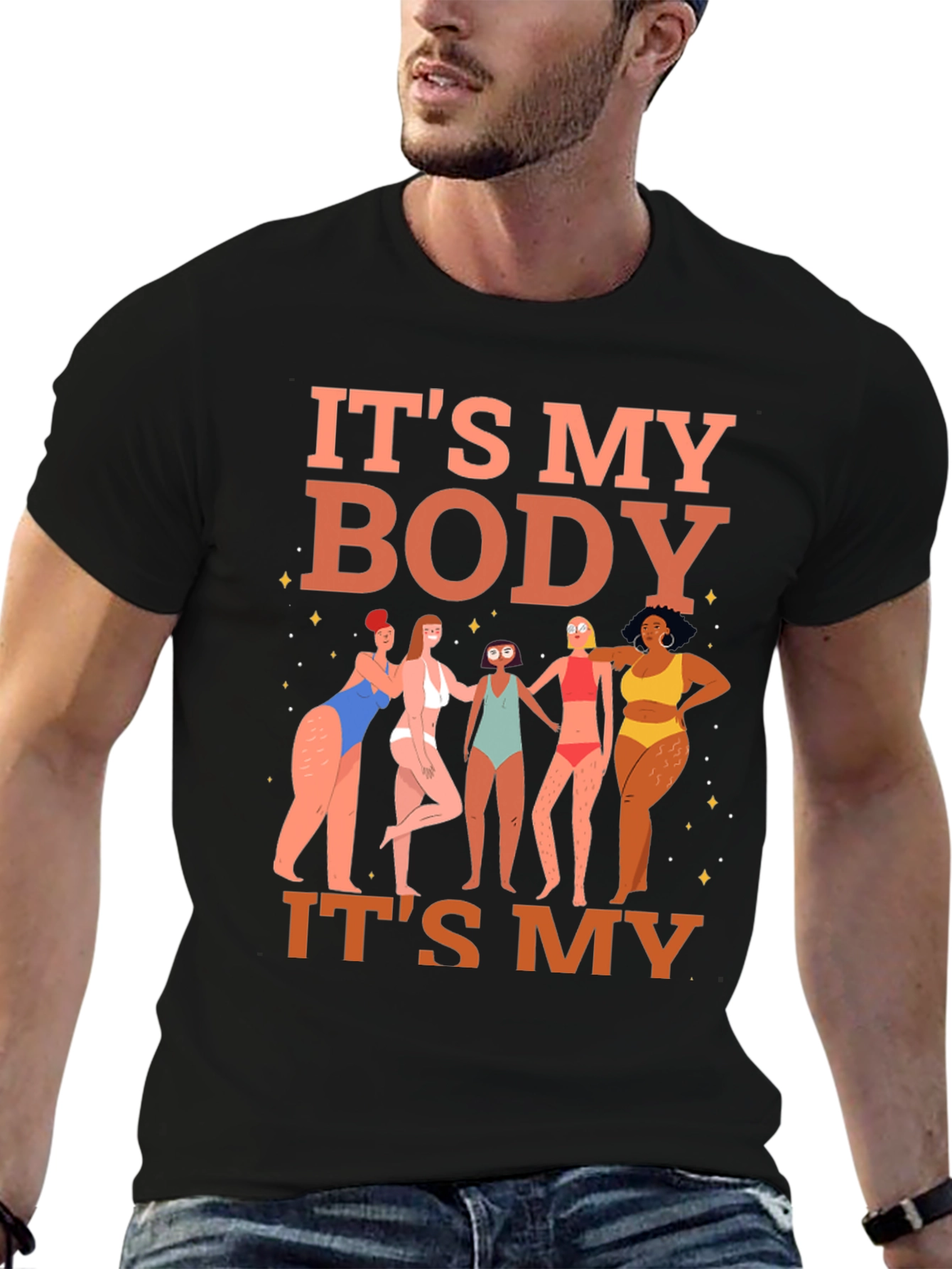 Its My Body T-Shirt - Womens Rights Graphic Tee