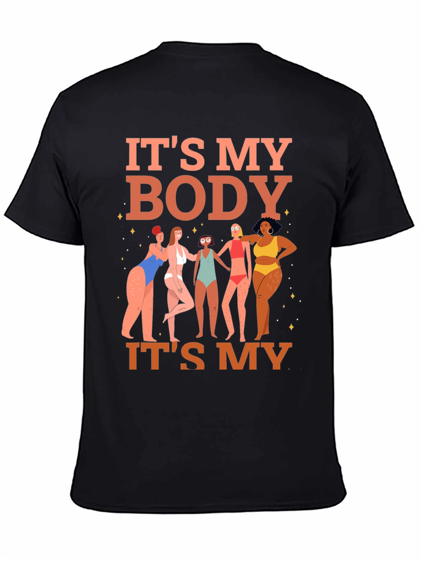Its My Body T-Shirt - Womens Rights Graphic Tee