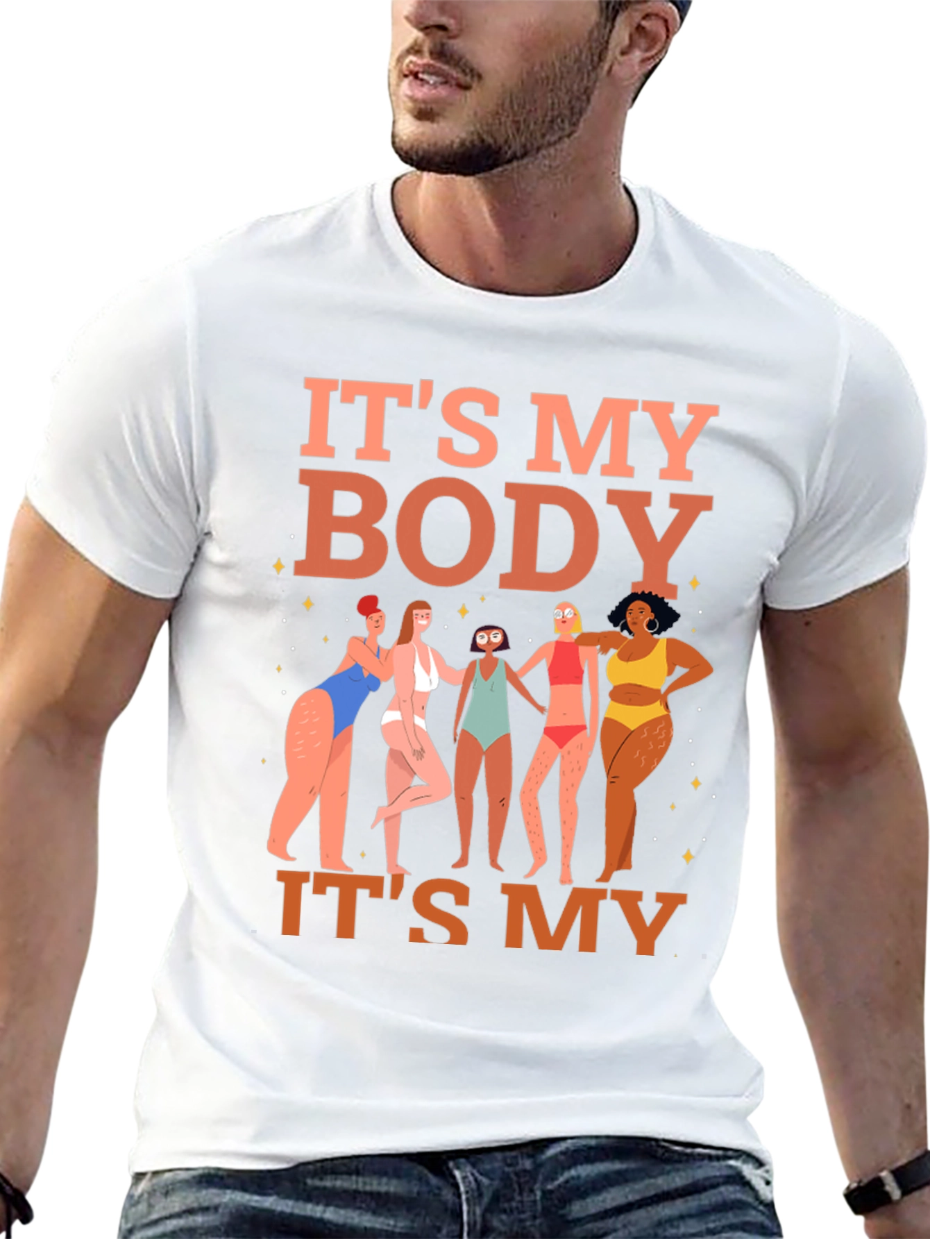 Its My Body T-Shirt - Womens Rights Graphic Tee
