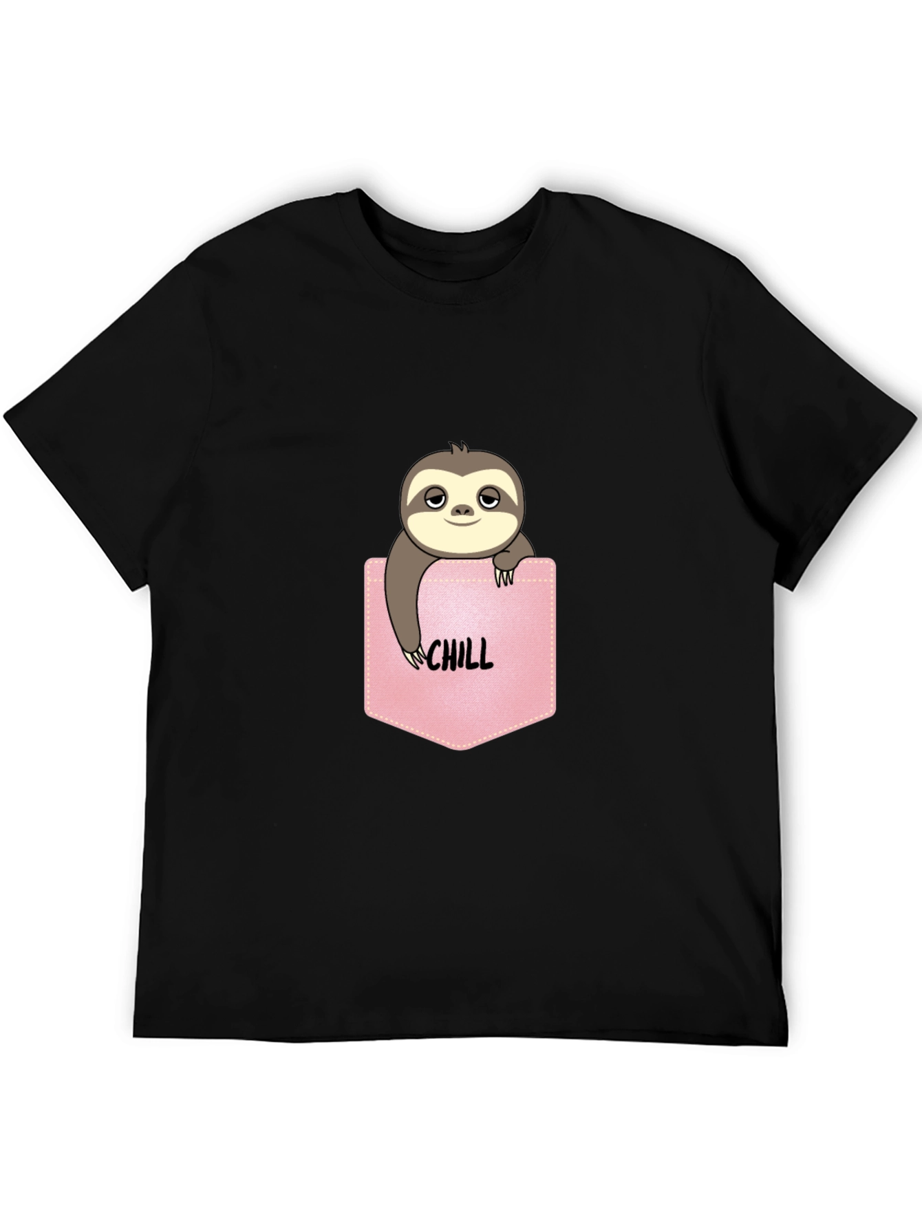 Chill Sloth Pocket Tee - Relaxed Fit
