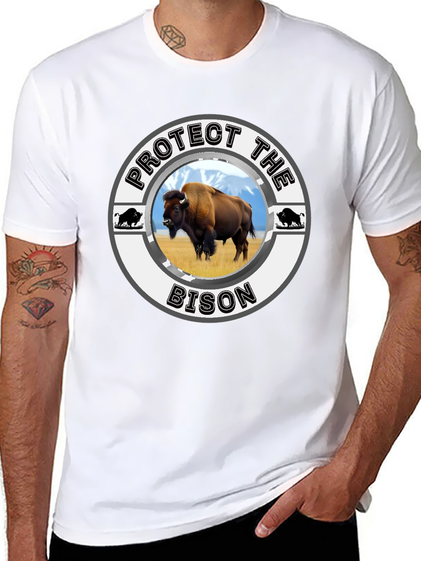 Protect the Bison Graphic Tee - Unisex