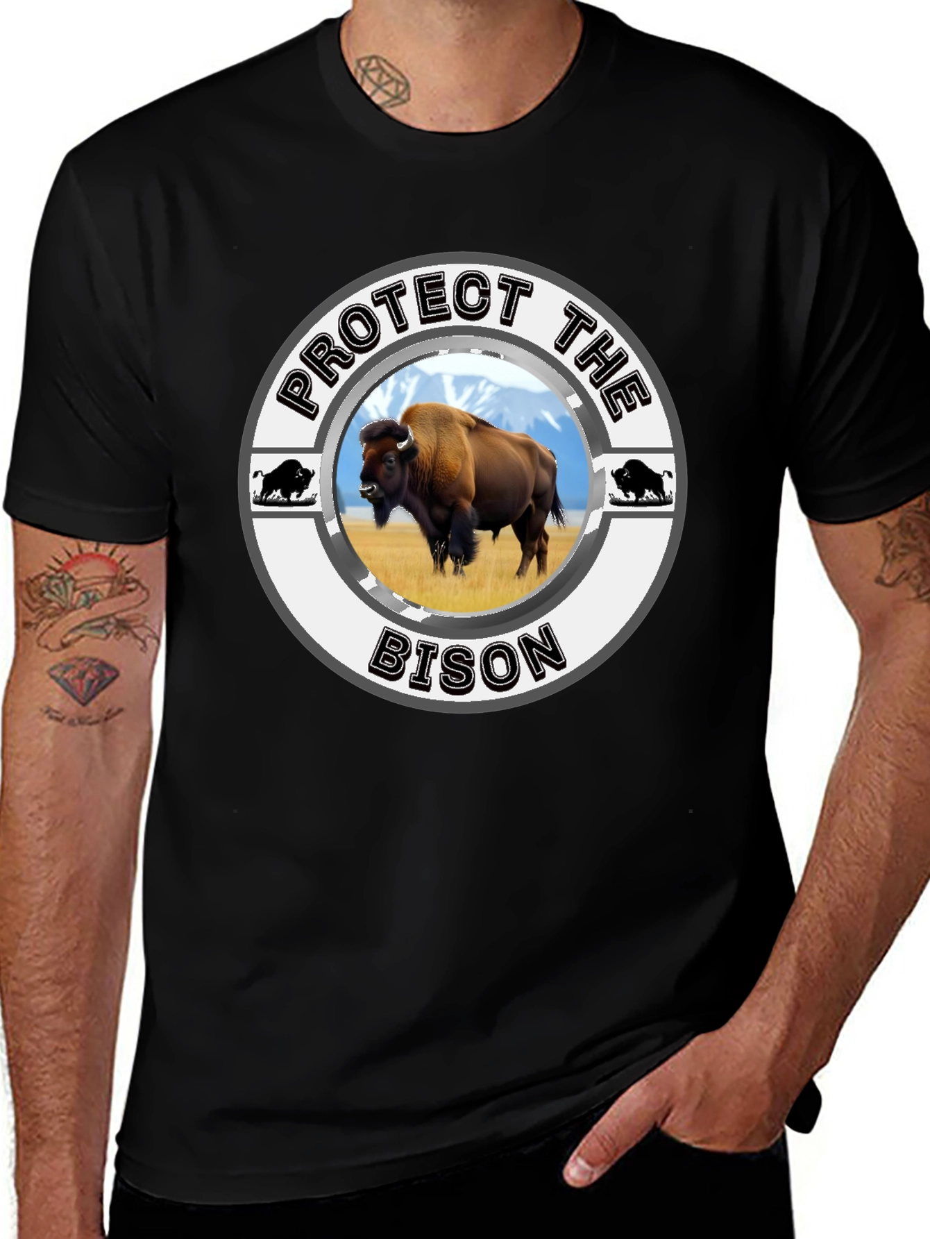 Protect the Bison Graphic Tee - Unisex
