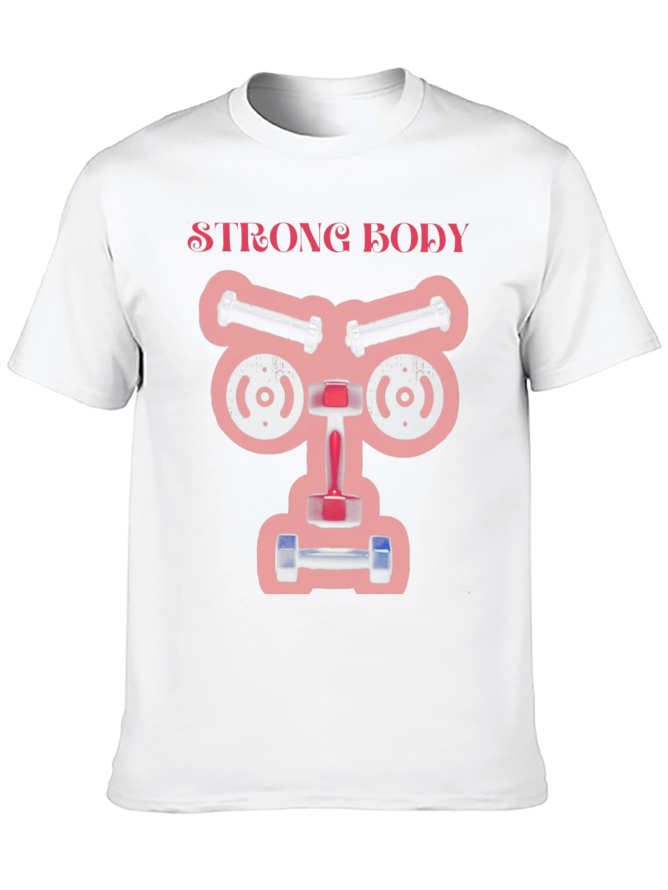 Strong Body Black Graphic T-Shirt