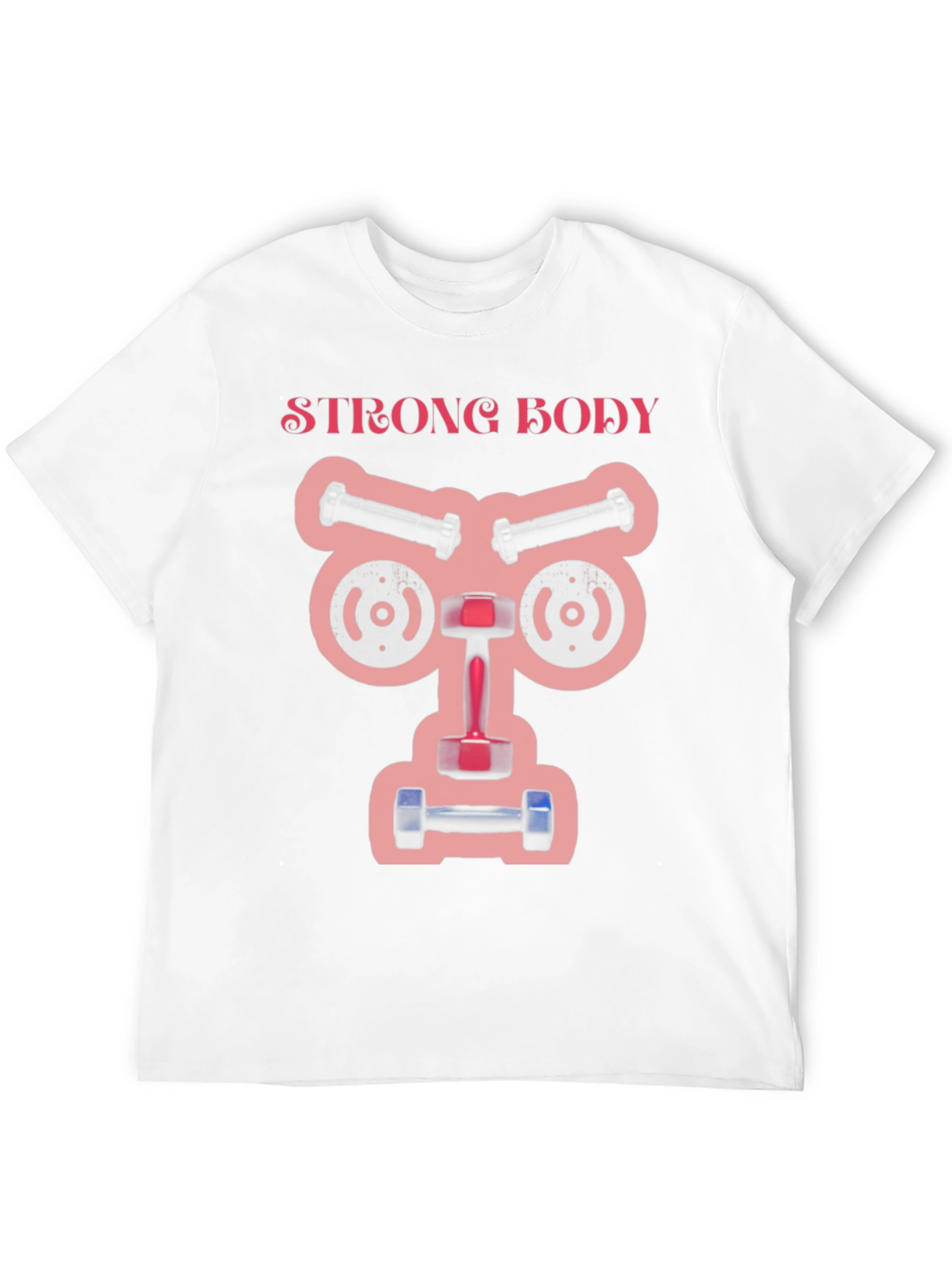 Strong Body Black Graphic T-Shirt