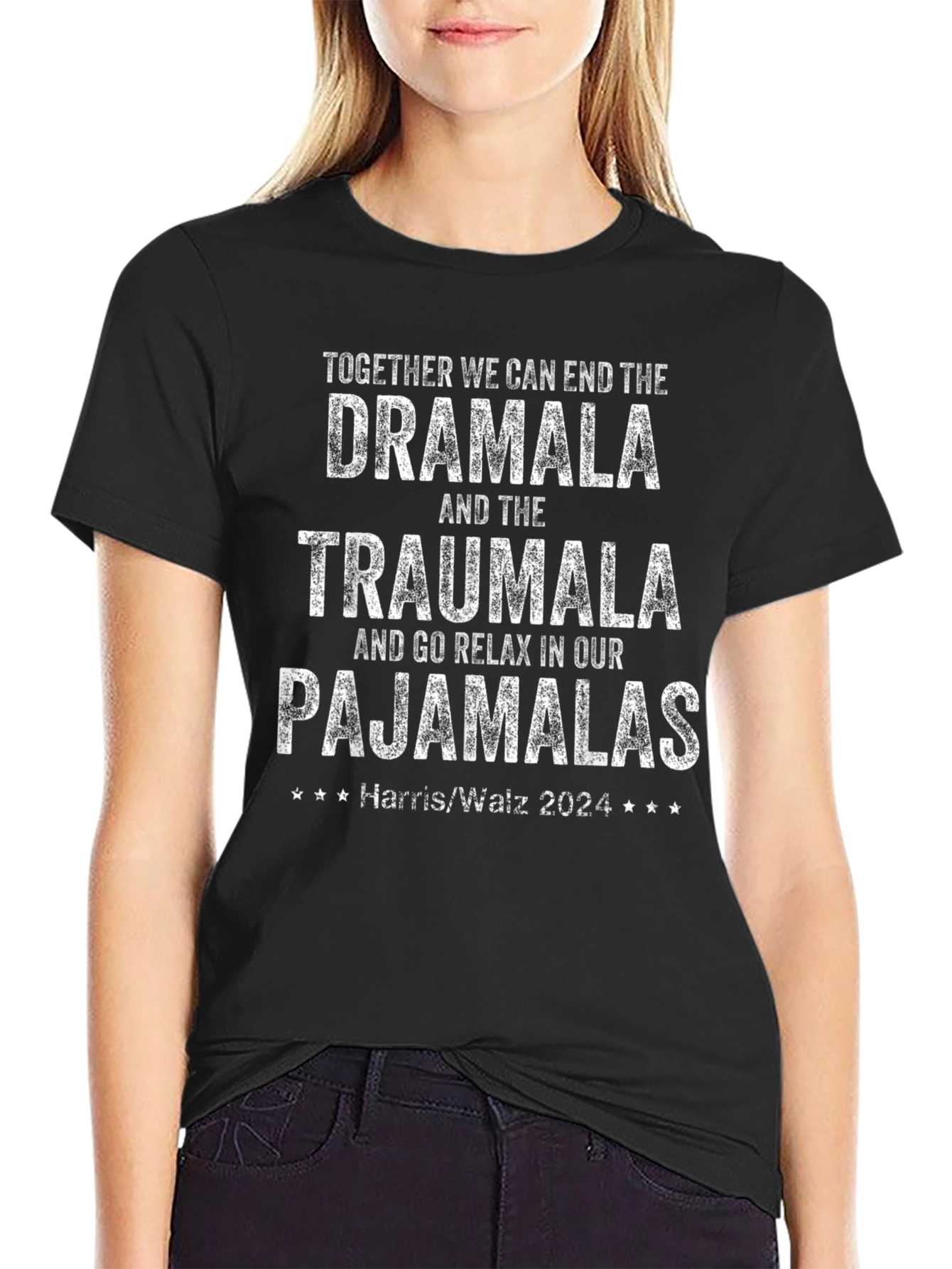 Dramala Traumala Pajamalas Political T-Shirt