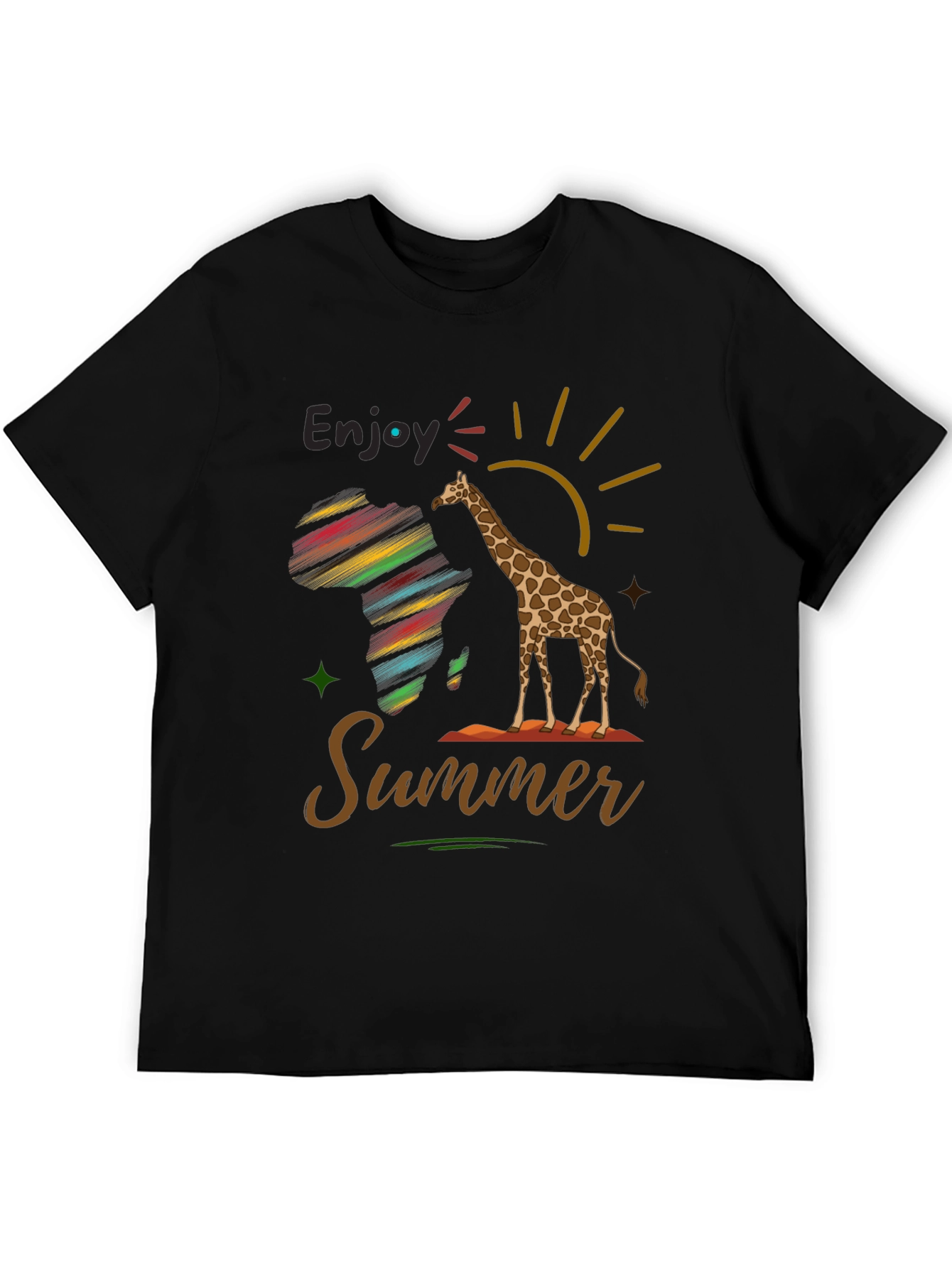Enjoy Summer Giraffe Graphic Tee