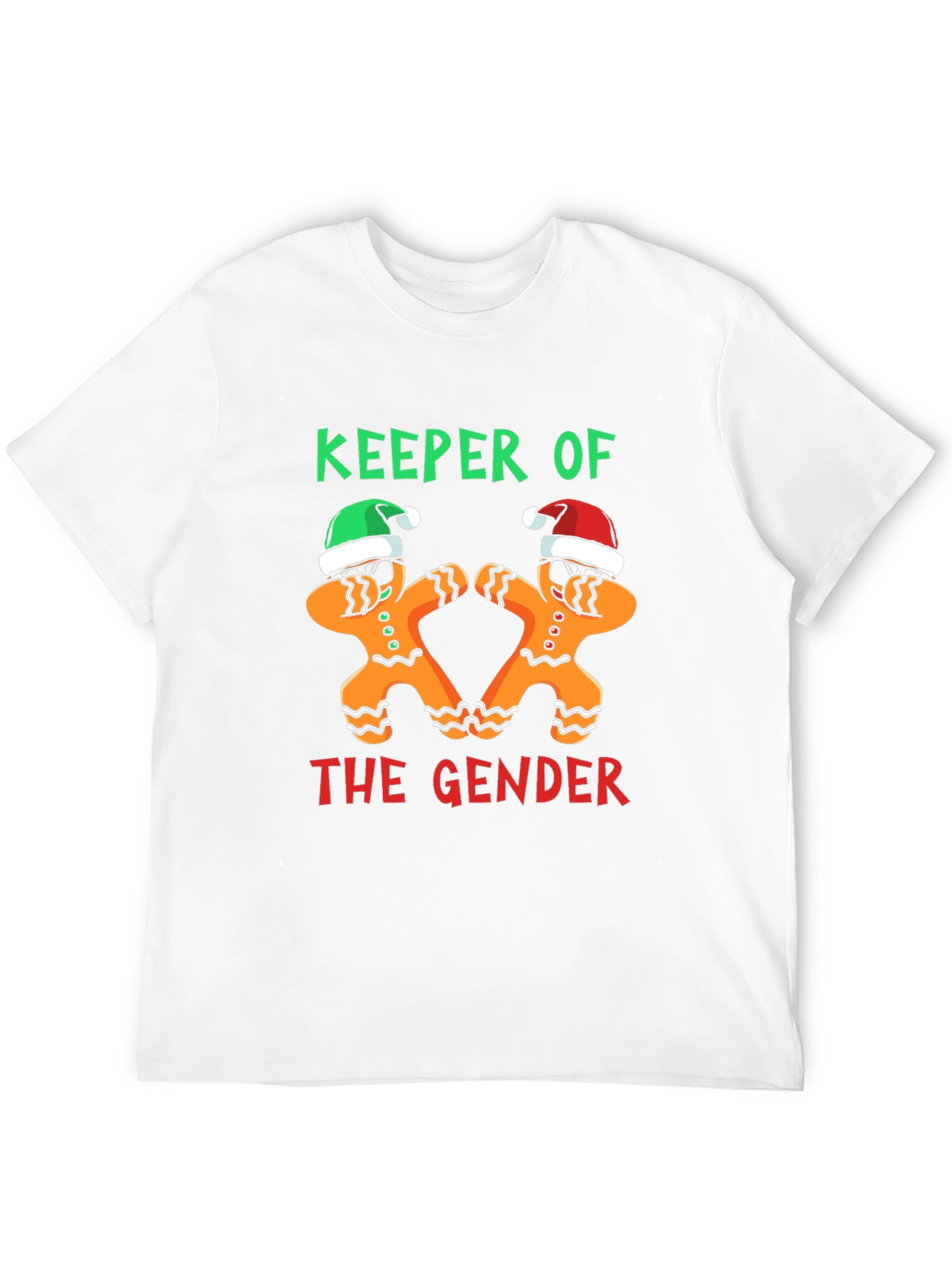 Keeper of the Gender Gingerbread Christmas T-Shirt