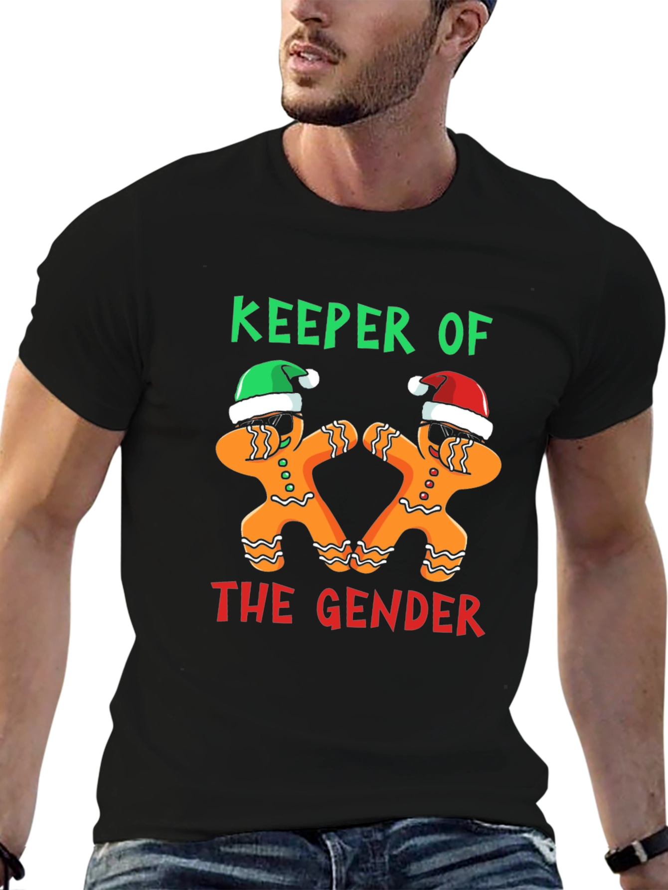 Keeper of the Gender Gingerbread Christmas T-Shirt