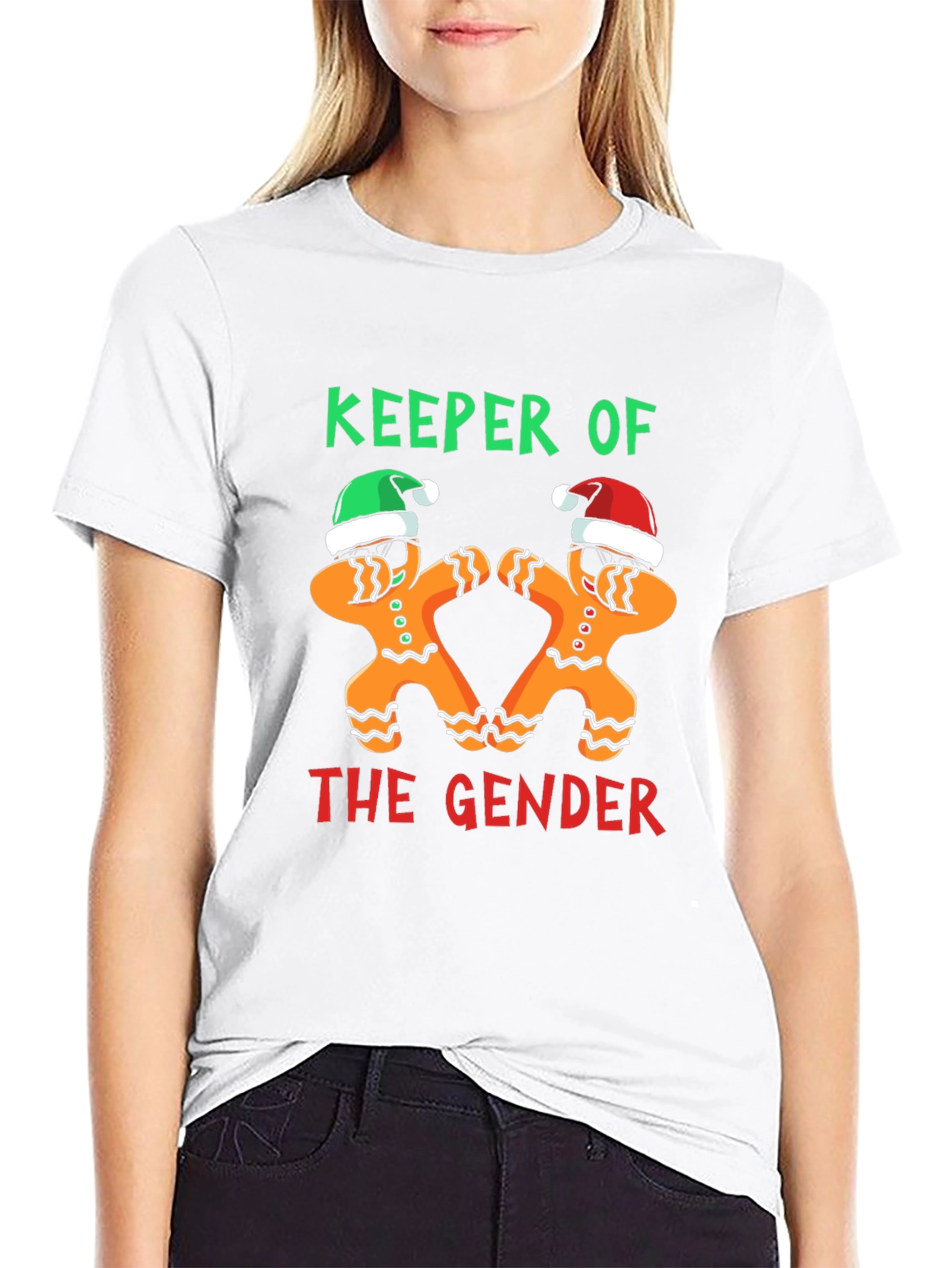 Keeper of the Gender Gingerbread Christmas T-Shirt