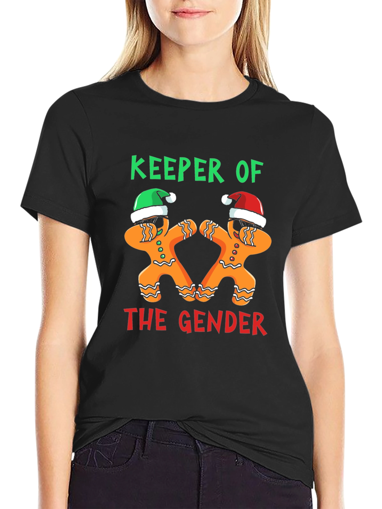 Keeper of the Gender Gingerbread Christmas T-Shirt