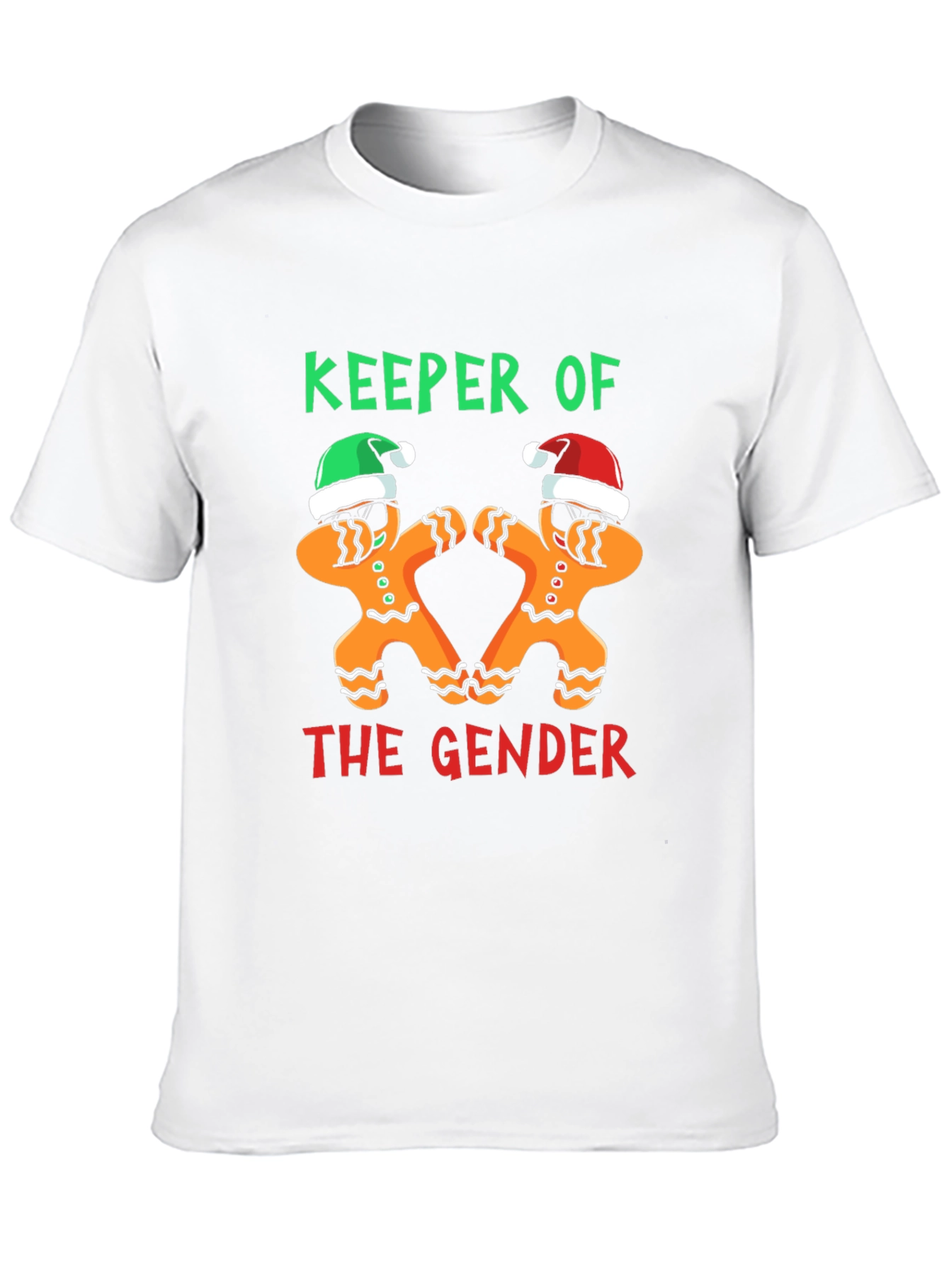 Keeper of the Gender Gingerbread Christmas T-Shirt