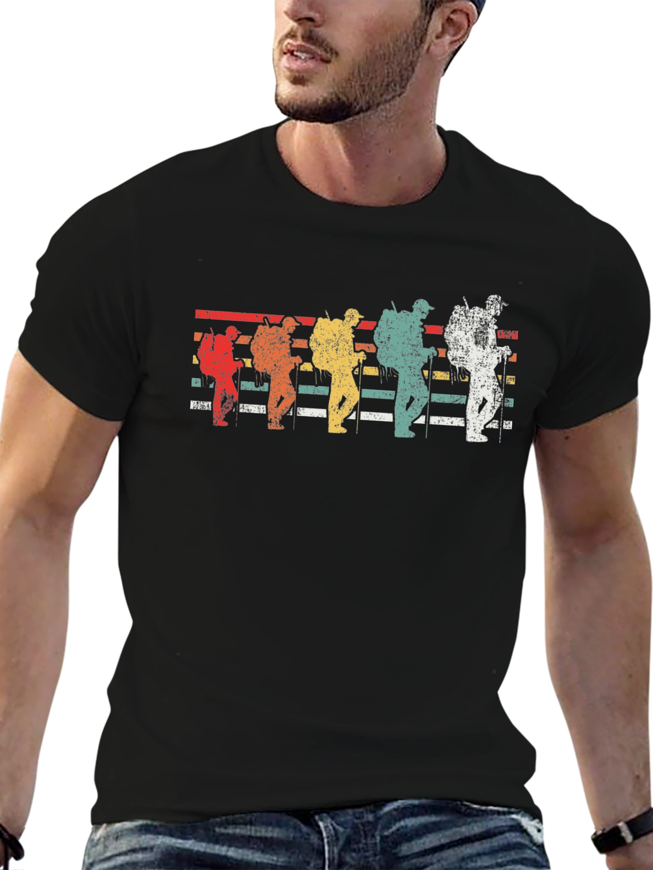 Retro Hiker Graphic T-Shirt