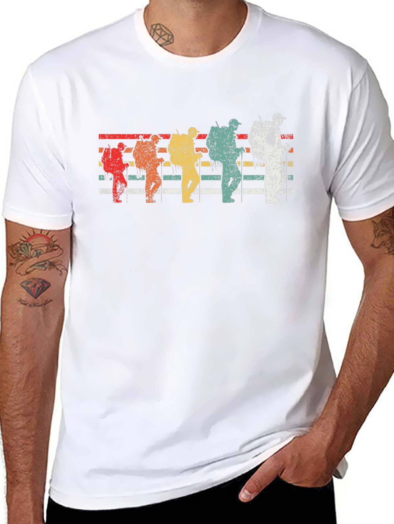 Retro Hiker Graphic T-Shirt