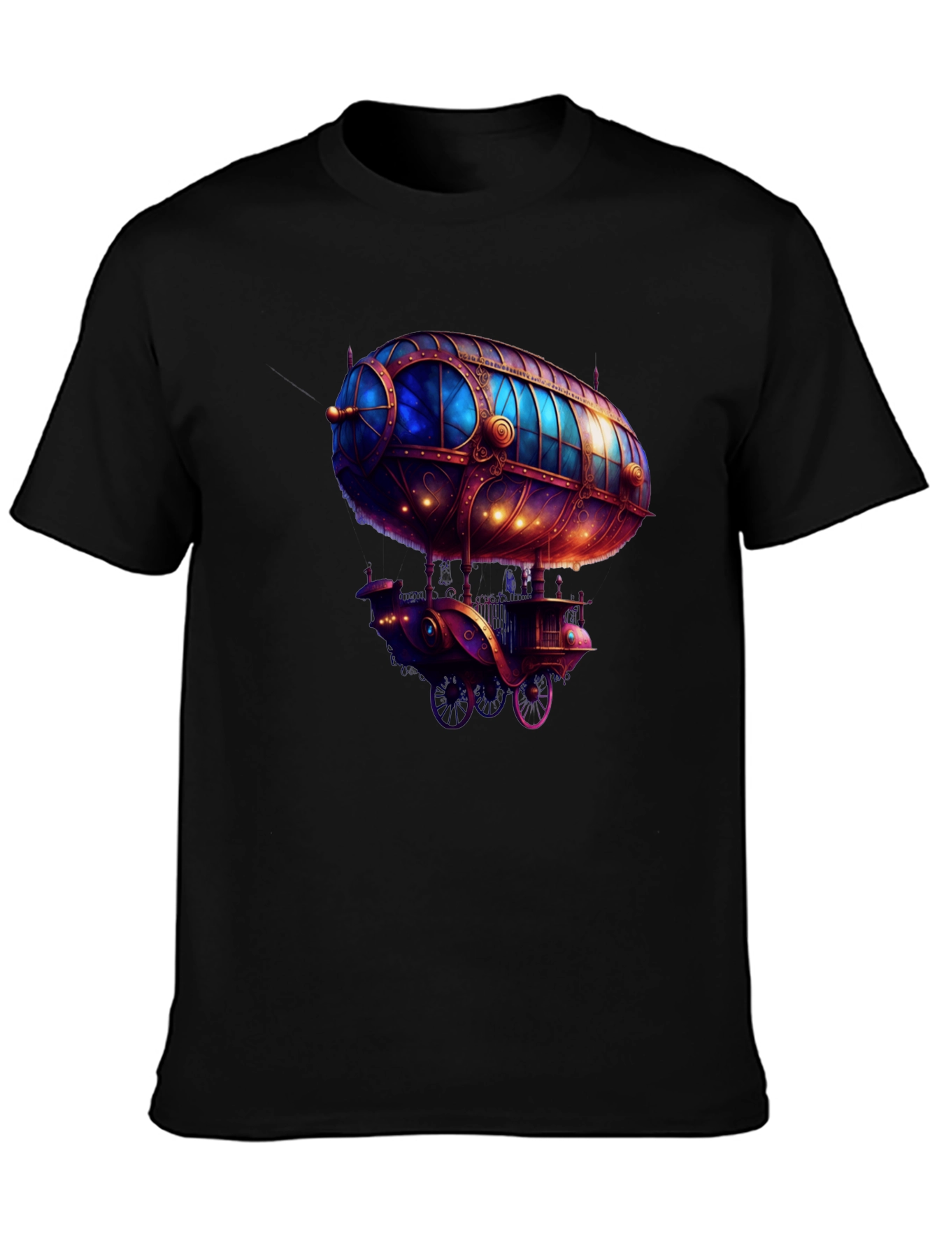 Steampunk Airship T-Shirt - Unique Design