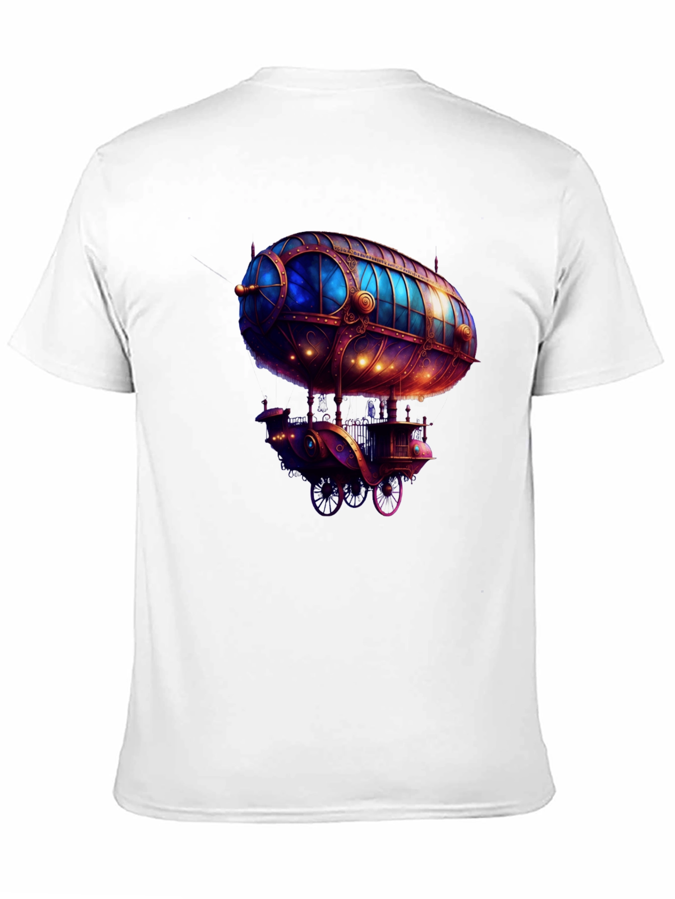 Steampunk Airship T-Shirt - Unique Design