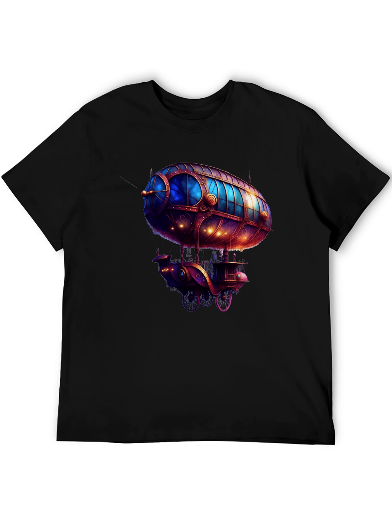 Steampunk Airship T-Shirt - Unique Design